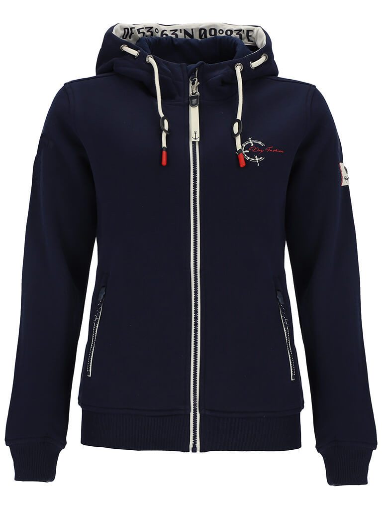 Dry Fashion Kapuzensweatjacke Damen Sweatjacke Juist günstig online kaufen