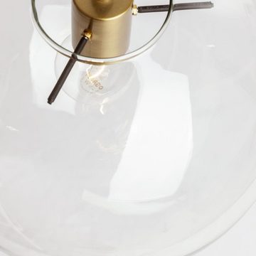 click-licht Hängeleuchte Pendelleuchte Mirale in Transparent und Schwarz E27 250 mm, keine Angabe, Leuchtmittel enthalten: Nein, warmweiss, Hängeleuchte, Pendellampe, Pendelleuchte