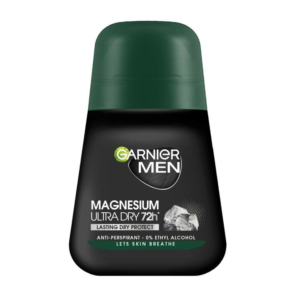 GARNIER Deo-Roller Men Deo-Roller Ultra Dry 72h - Dauerhafter Trockenschutz 50ml