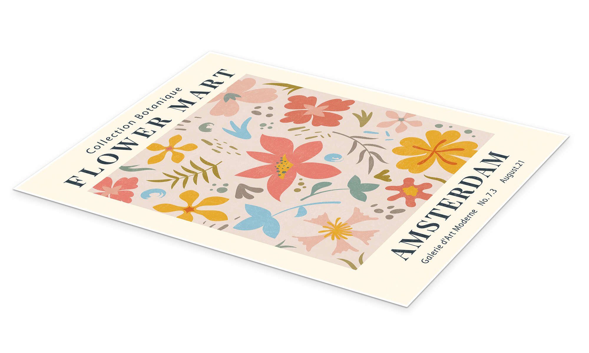 Posterlounge Poster TAlex, Flower Market Amsterdam günstig online kaufen