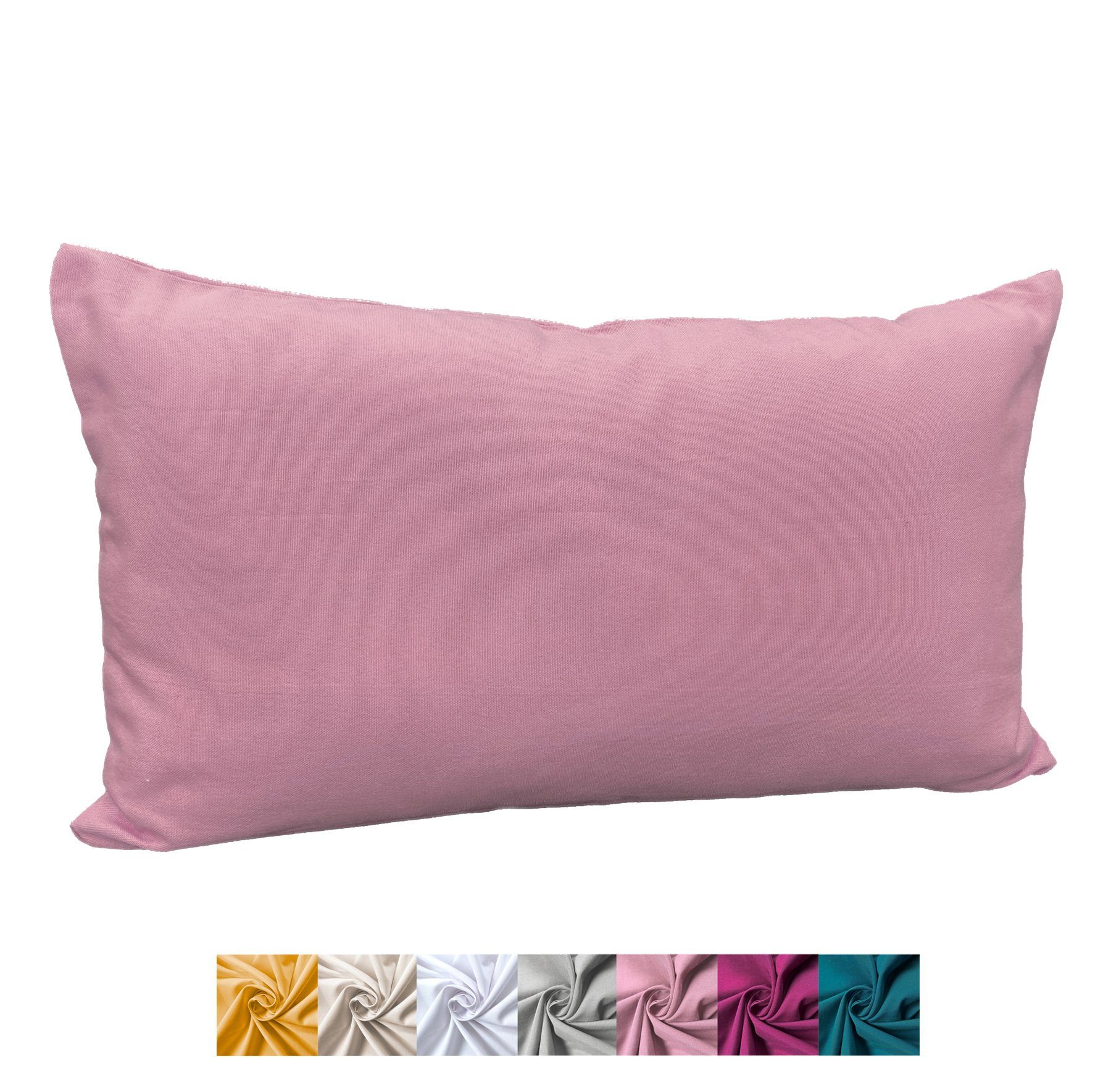 Baumwoll-Qualität Deko Baumwolle hochwertige rosé heimtexland Bezug Dekokissen, Kissen Dekokissen Kissenhülle