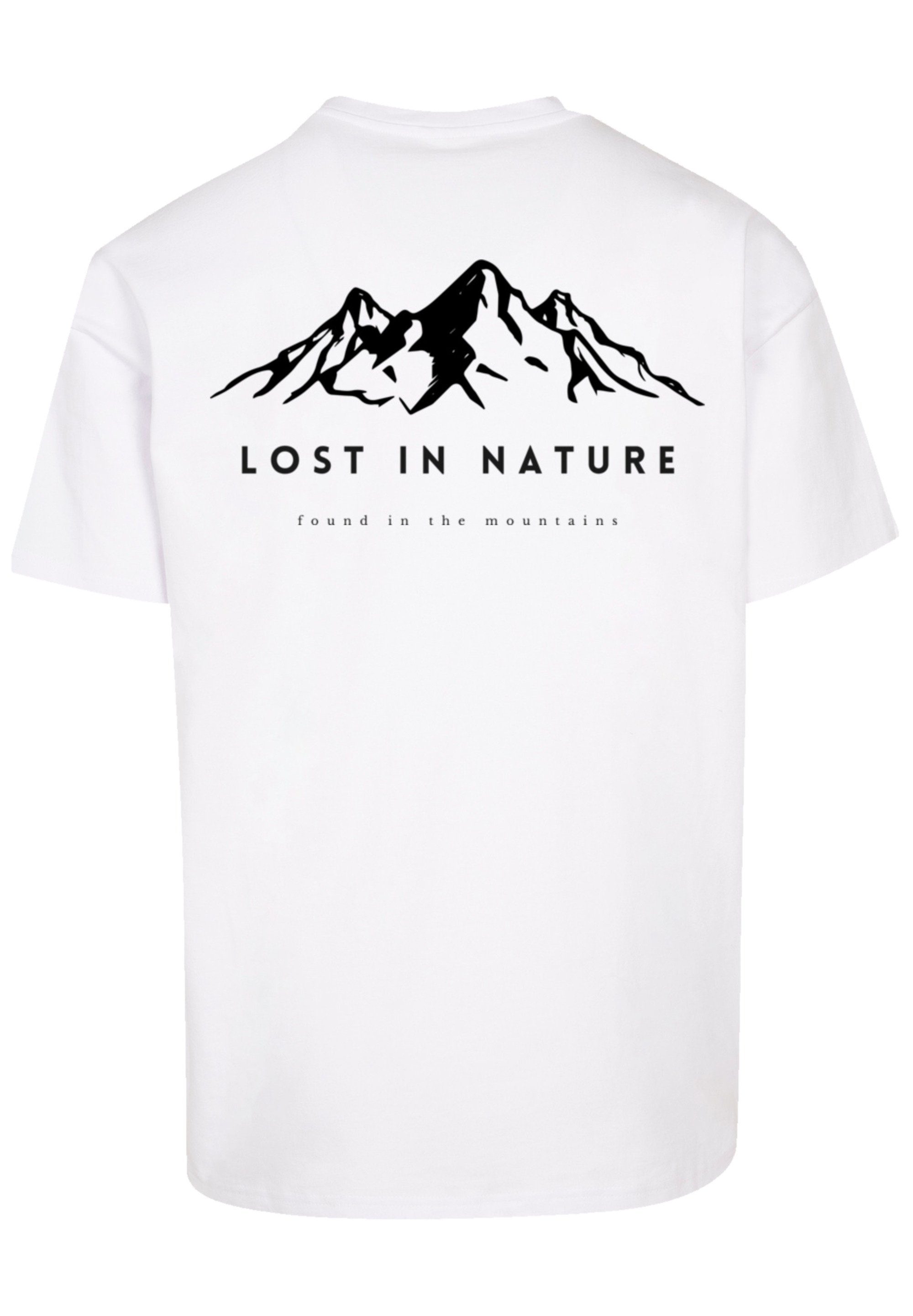 Lost weiß F4NT4STIC nature in T-Shirt Print