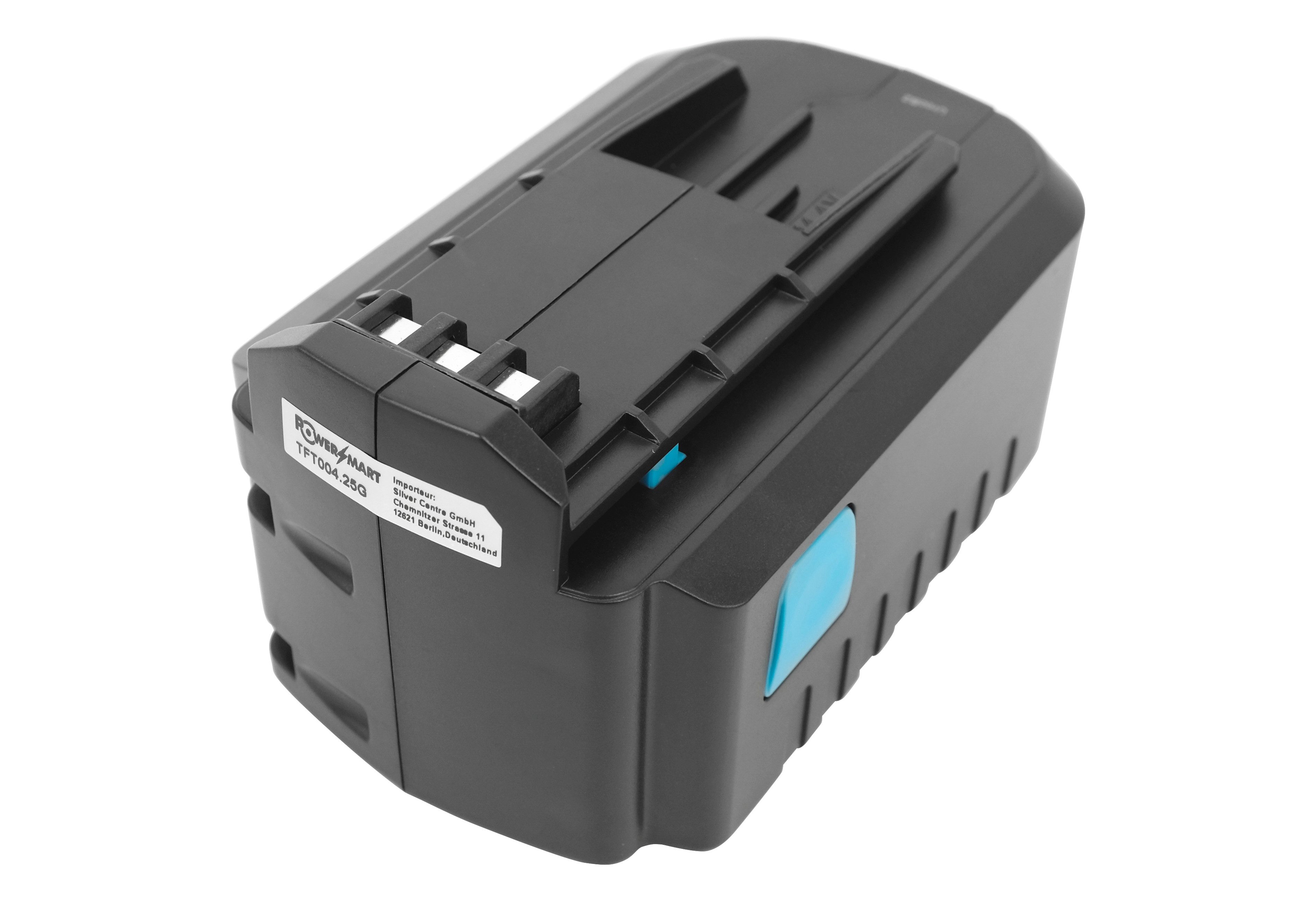 PowerSmart Akku für FESTOOL 494832, 498341, BPC 15, BPC 15 Li, BPS 15, C 15, PSC/PSBC 400, T 15+3 5000 mAh (14,4 V)