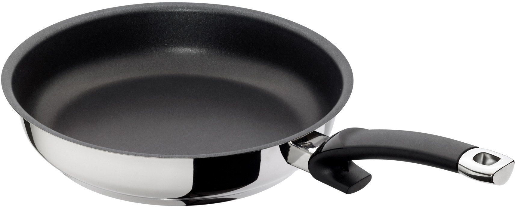 Bratpfanne, Edelstahl 18/10, Ø 26 cm, Induktion, »steelux premium« Bratpfanne, Edelstahl 18/10, Ø 26 cm, Induktion, »steelux premium«