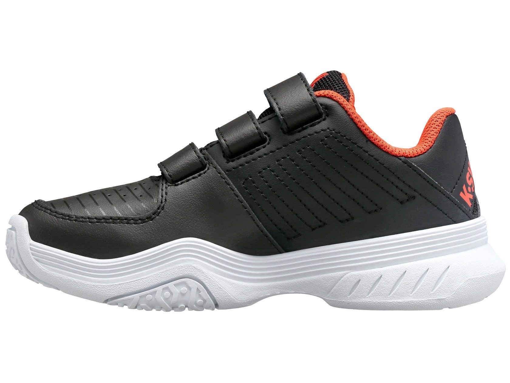 K-Swiss Performance Court Express KLETT Allcourt schwarz/orange Kleinkinder Tennisschuh