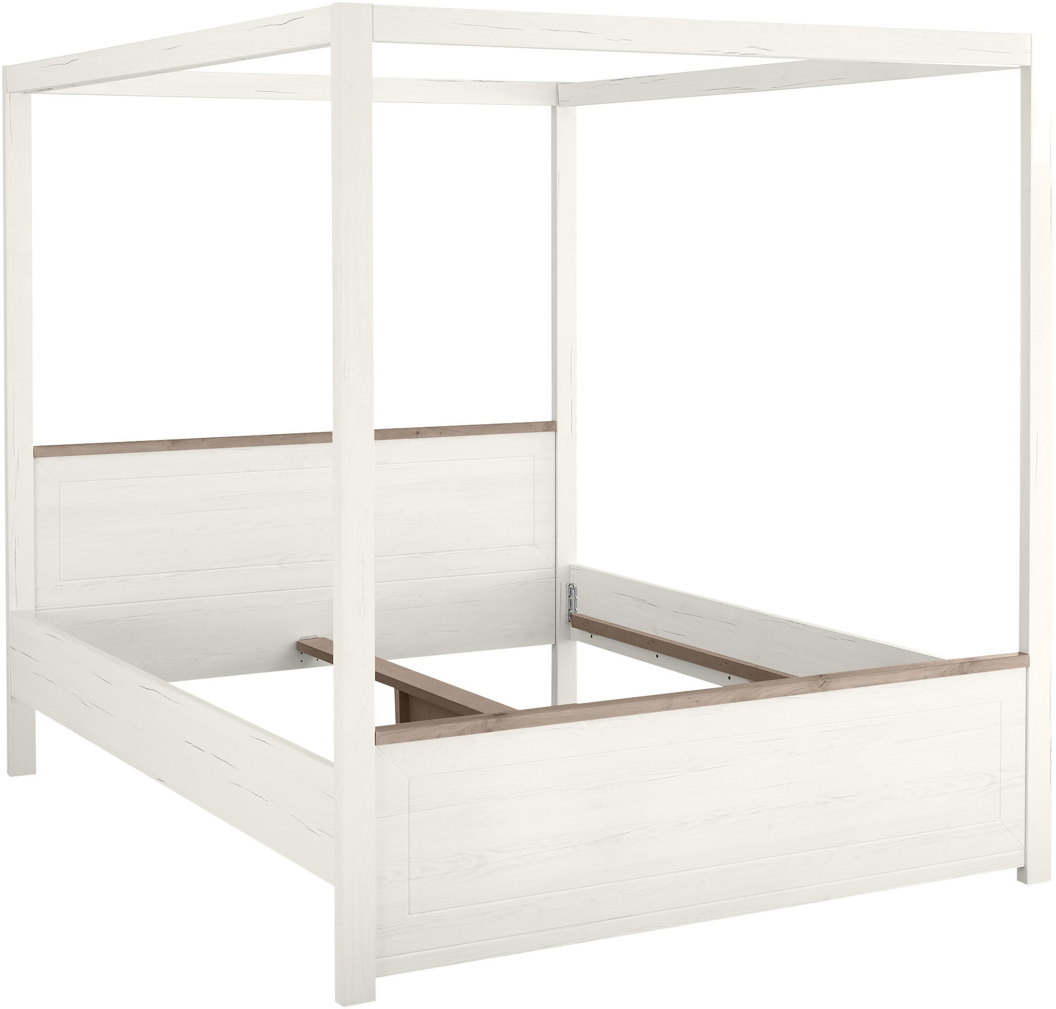 set one by Musterring Himmelbett York Schlafen (1-tlg), Liegefläche 180 x 200 cm, drei Farbausführungen, Landhausstil