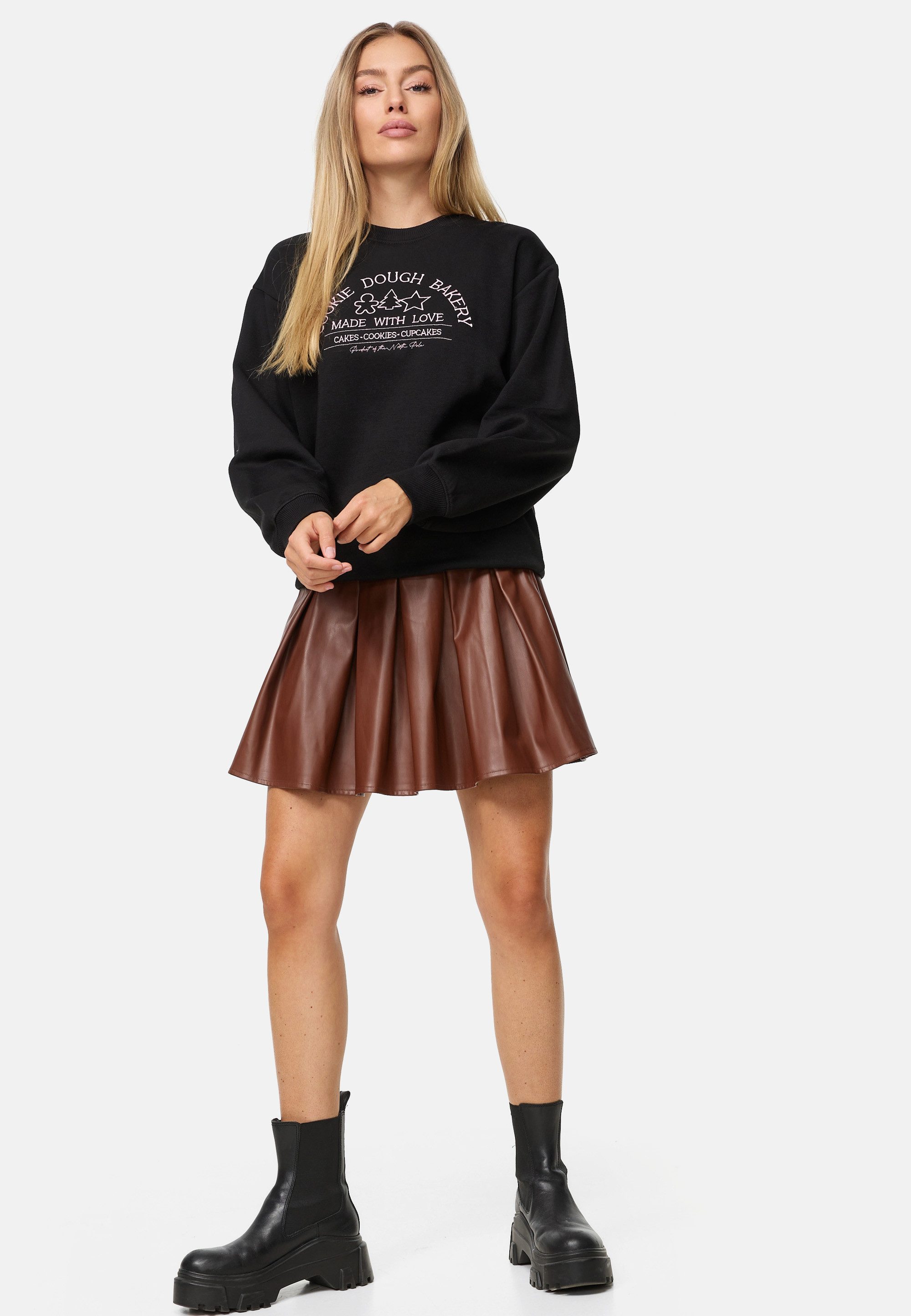 Threadbare Rundhalspullover (1-tlg) mit tollem Cookie-Print
