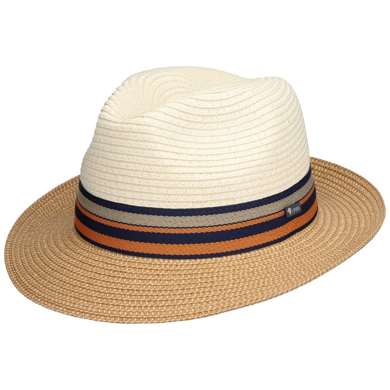Lipodo Sonnenhut (1-St) Sommerhut mit Ripsband, Made in Italy