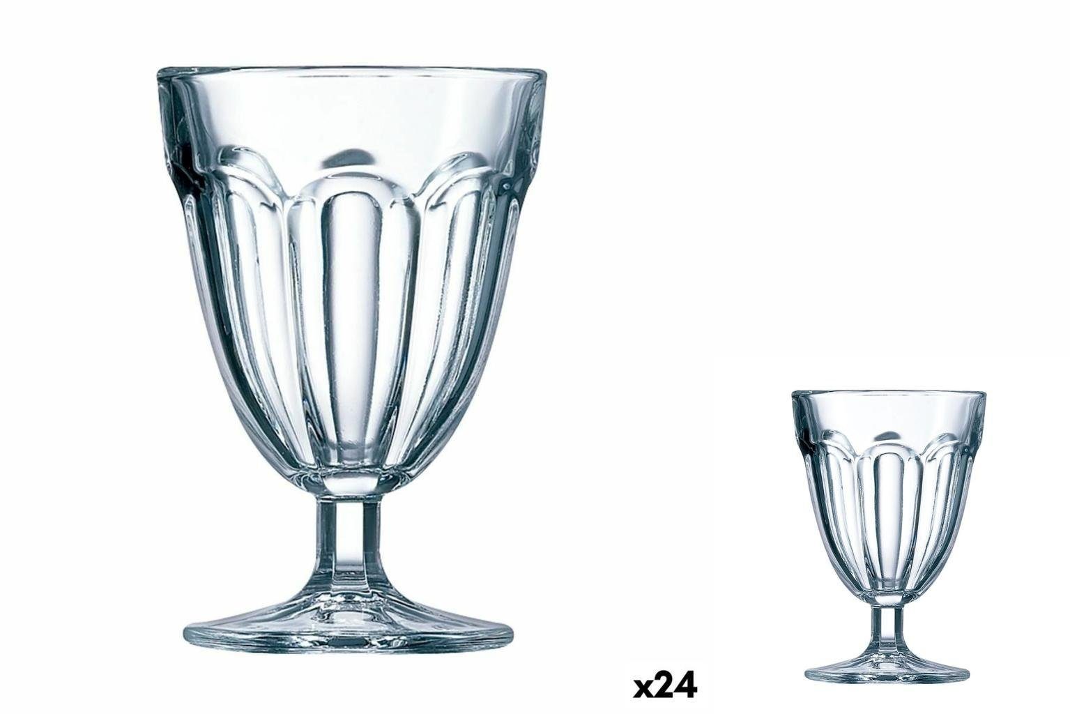 Luminarc Durchsichtig ml Glas Stück, Glas Wasser Glas 140 Luminarc Glas Roman 24