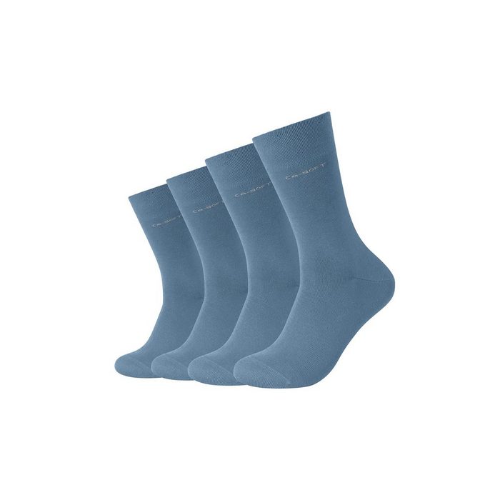 Camano Socken ca-soft (4-Paar) mit innovativem Piquée-Bund