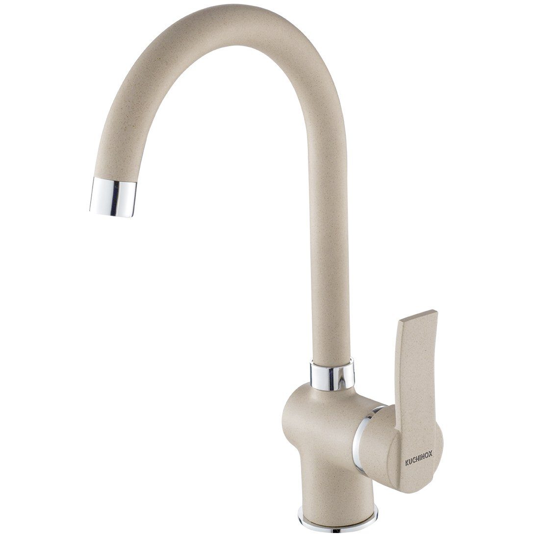 KOLMAN Küchenarmatur Wasserhahn MADERA Küchenmischer für Küche in Beige