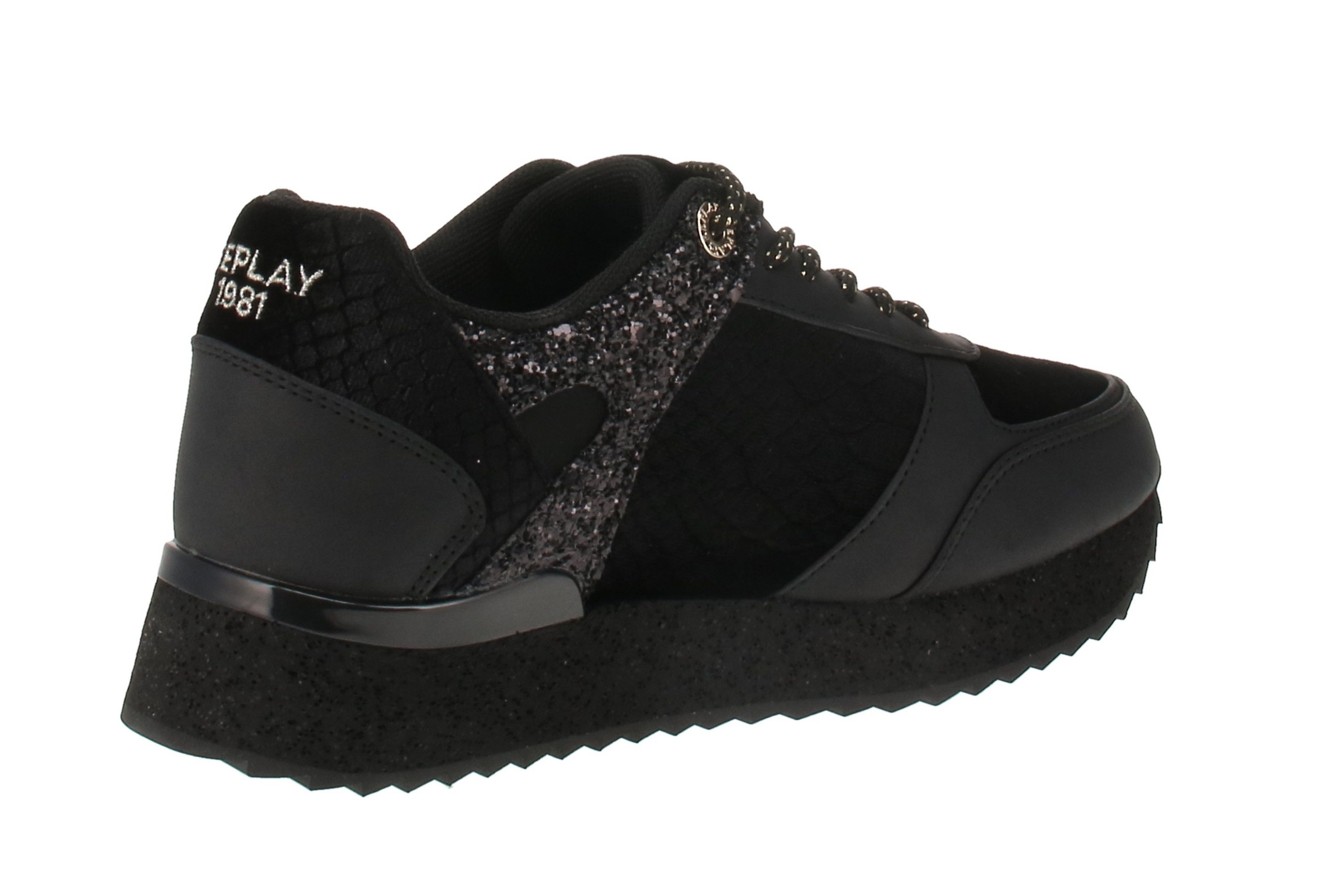 Replay Replay Penny Local GWS63 C0160S - Damen Sneaker - 003-Black Sneaker günstig online kaufen