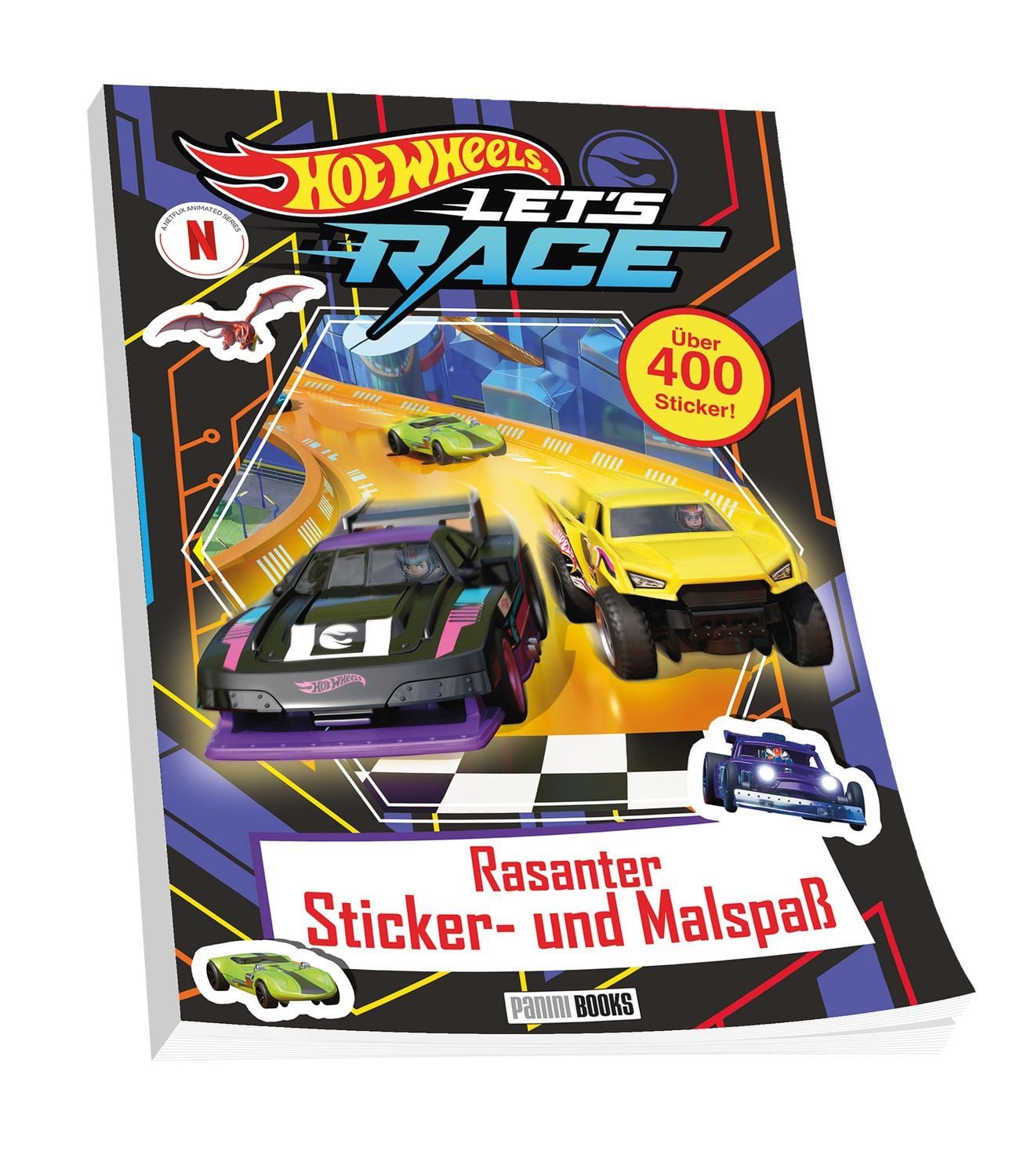 Hot Wheels™ Let's Race: Rasanter Sticker- und Malspaß / Panini