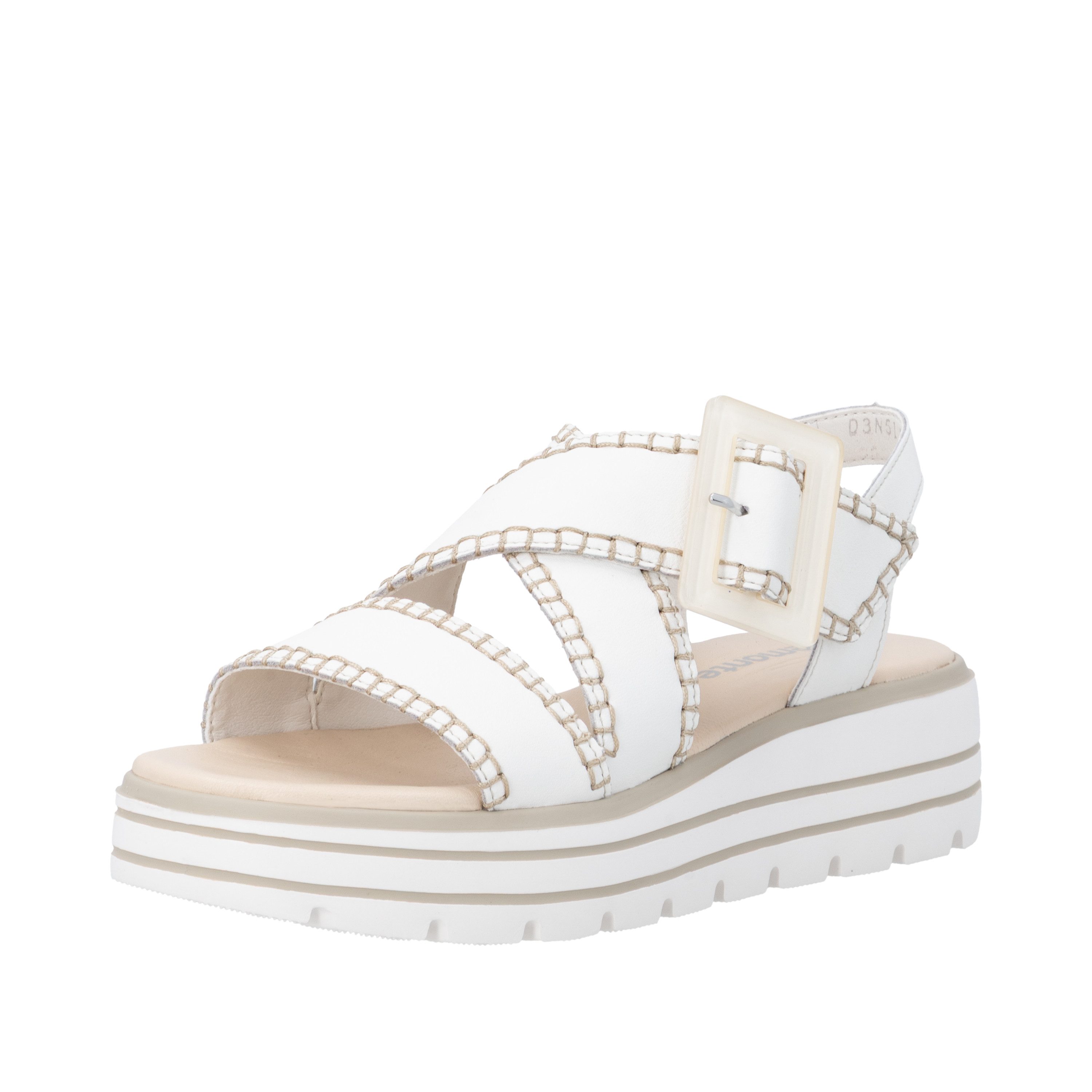 Remonte Plateausandaletten Sommerschuh, Riemchensandale mit Klettverschluss