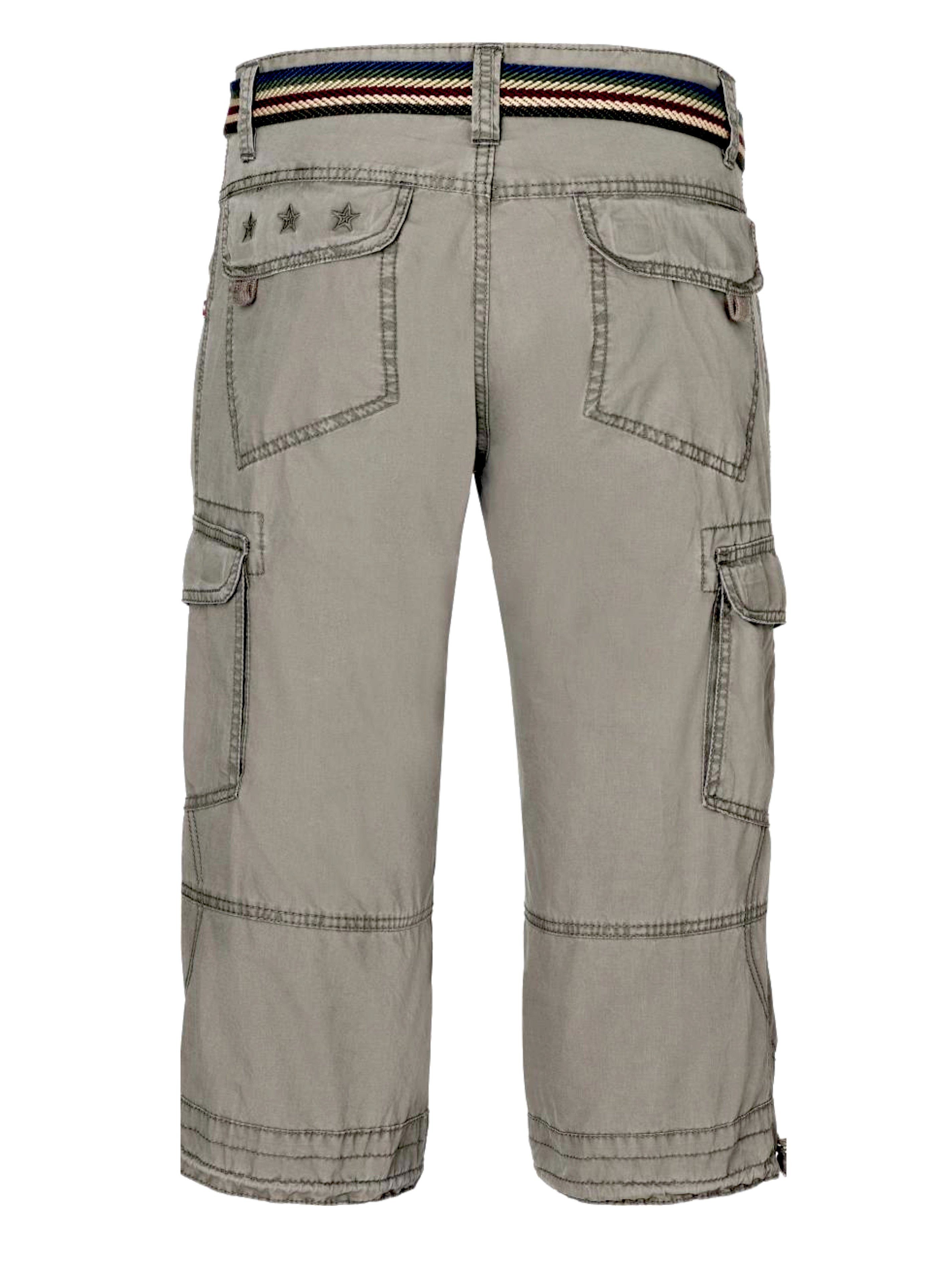 TIMEZONE Cargoshorts Miles TZ 3/4 Cargoshorts in Military Grey günstig online kaufen