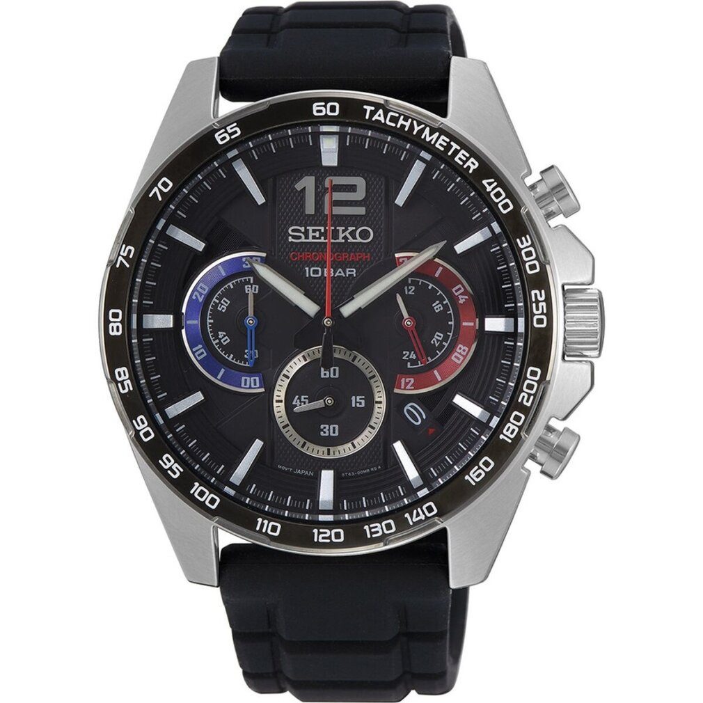 Seiko Luxusuhr Herrenuhr SSB347P1 Schwarz