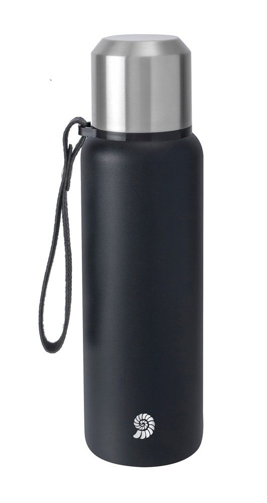 Origin Outdoors Isolierflasche, Origin Outdoors Isolierflasche 'PureSteel' - 0,75 L schwarz 0,75 Liter