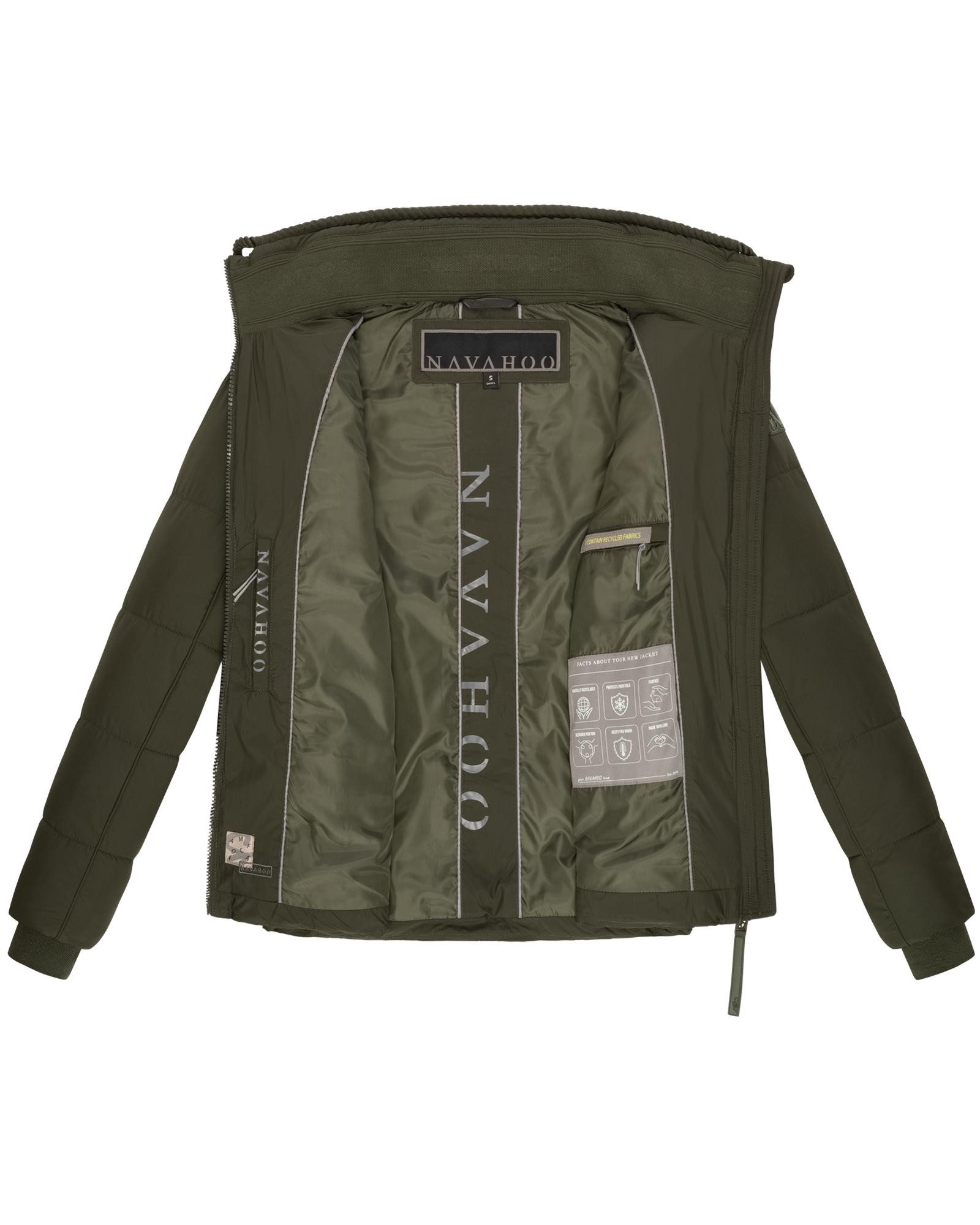 Navahoo Steppjacke Liebesfee 14 gesteppte Damen Übergangsjacke mit wattiertem Stehkragen