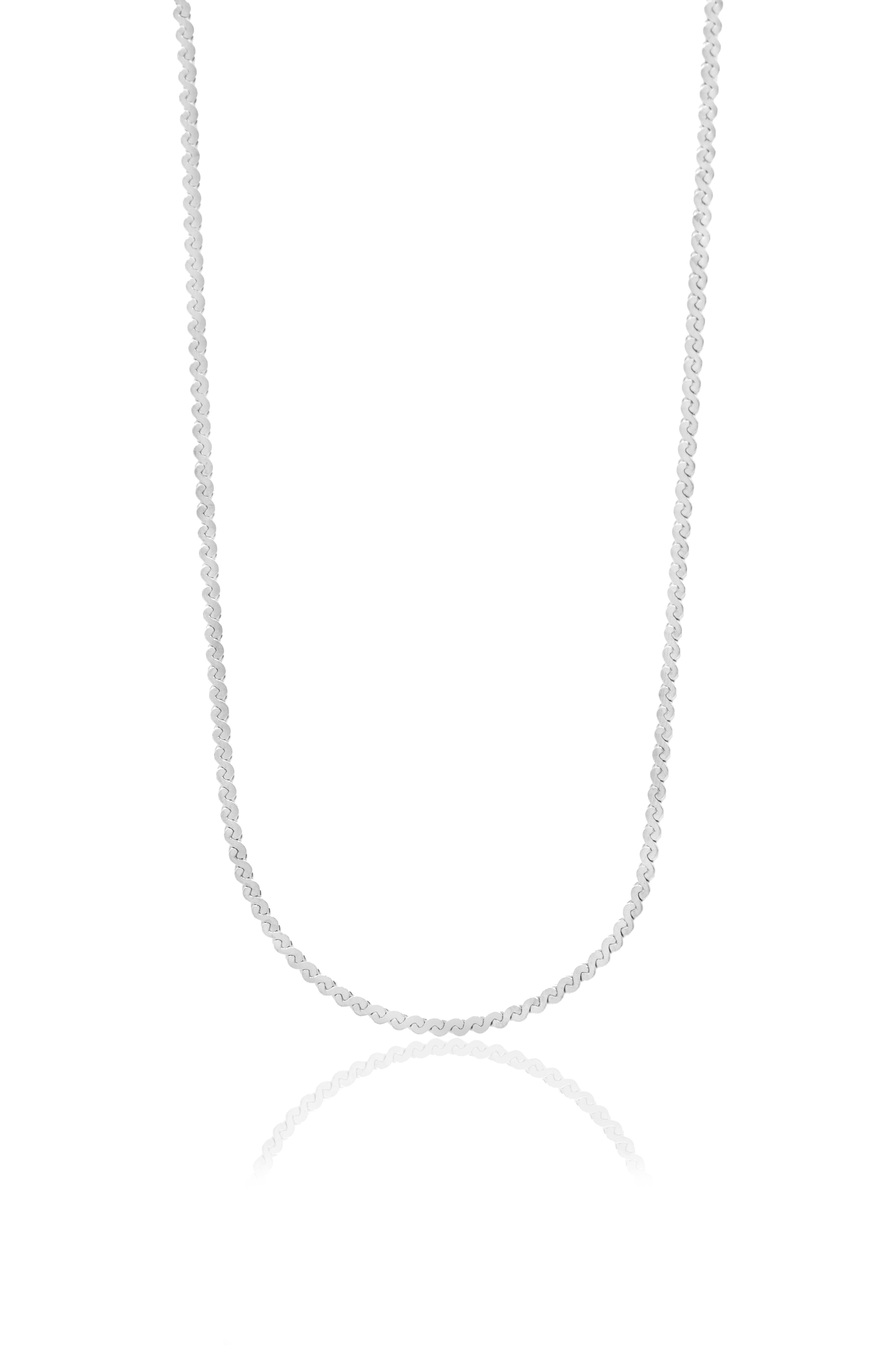 Einzelstück Кулоны MINIMALIST HALSKETTE, Damen Silberschmuck, 925 Sterling Silber Schmuck