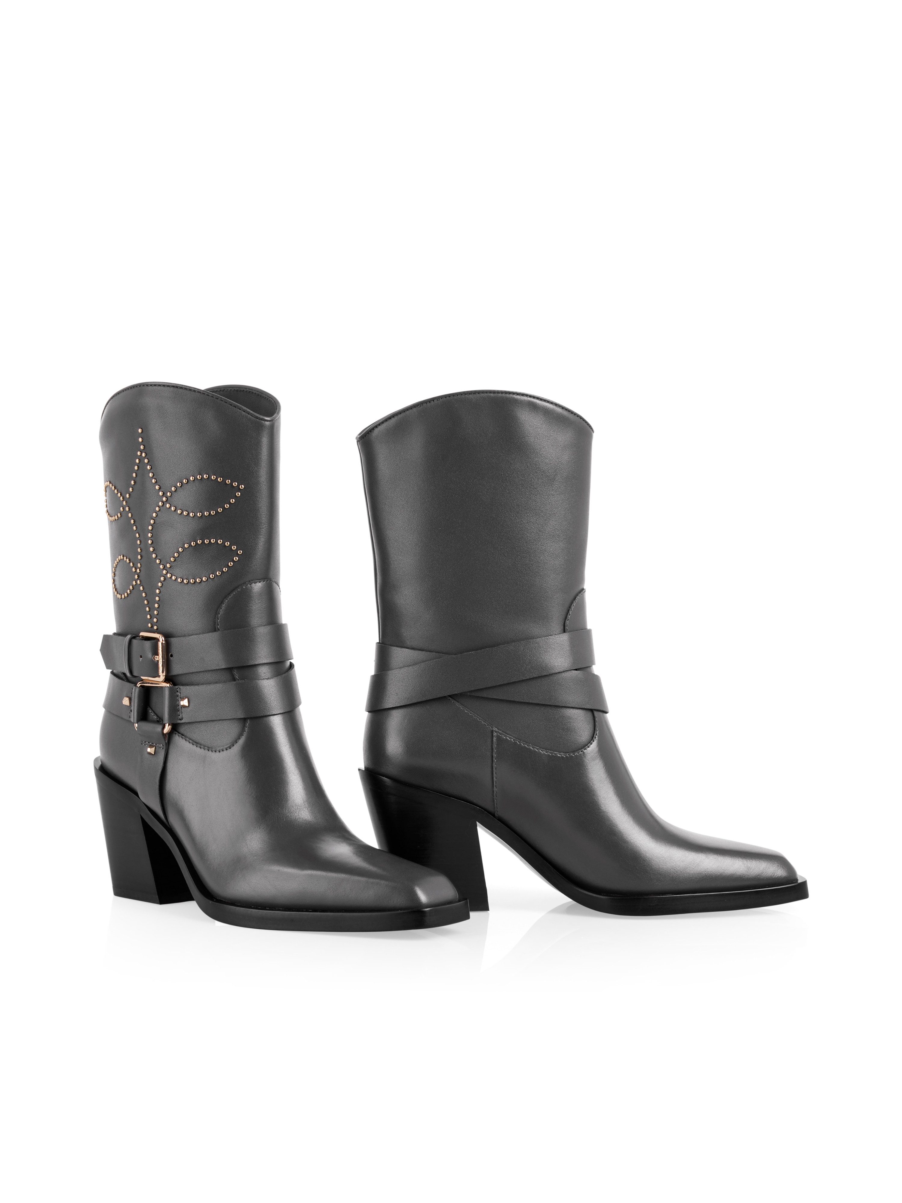 Marc Cain Collections Cowboy Stiefelette Westernboots, Bikerboots, Herbstboots zum Schlupfen