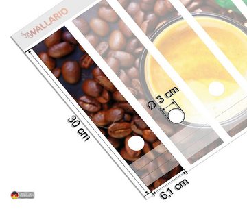 Wallario Etiketten Kaffee und Bohnen, Ordnerrücken-Sticker in verschiedenen Ausführungen