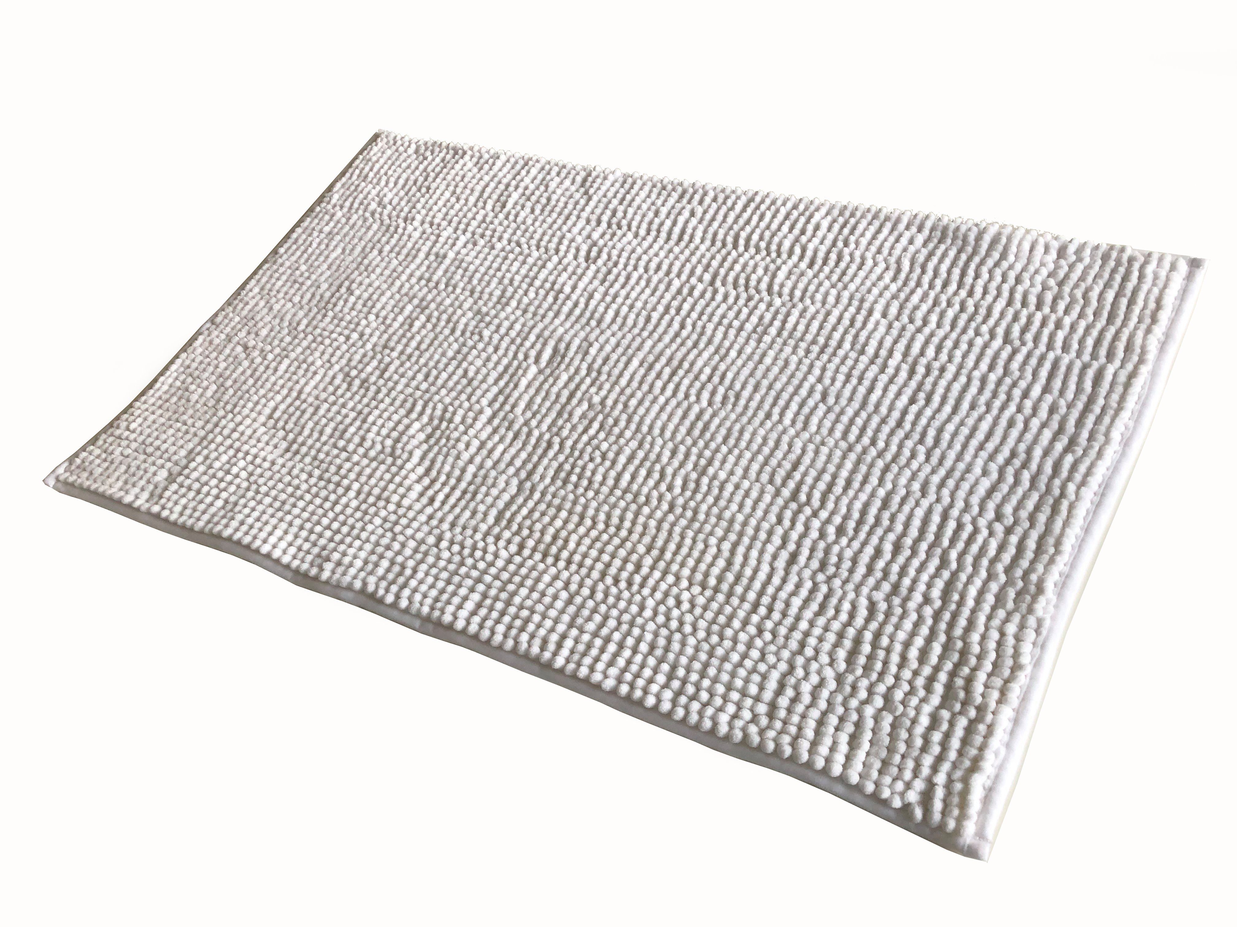 ADOB Badematte Premium Badematte F, rutschfest, sehr flauschig, 50x80 cm, rutschsicher, schnelltrocknend, besonders weich, rutschfest