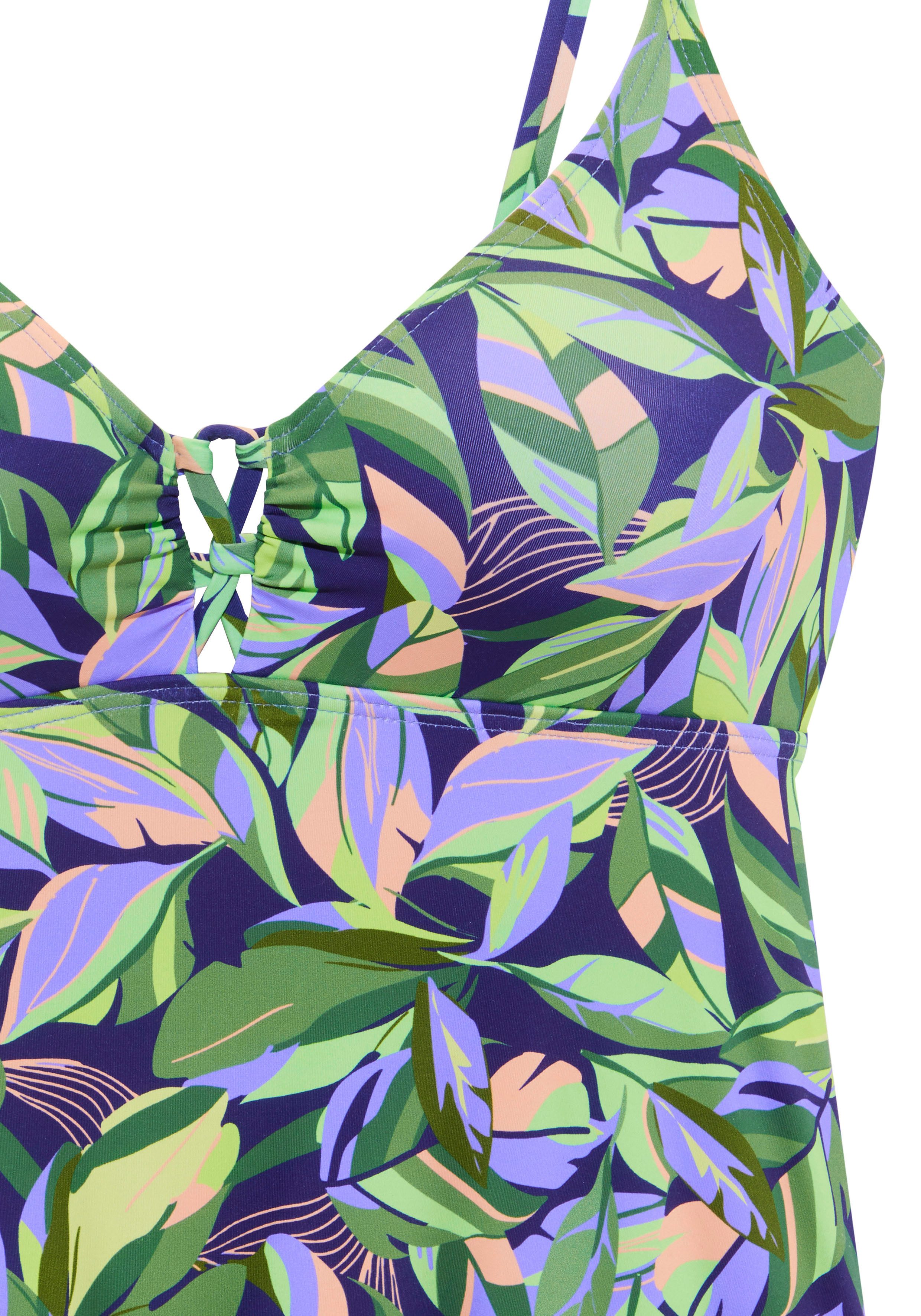 s.Oliver Tankini-Top, mit modernem Allover-Print
