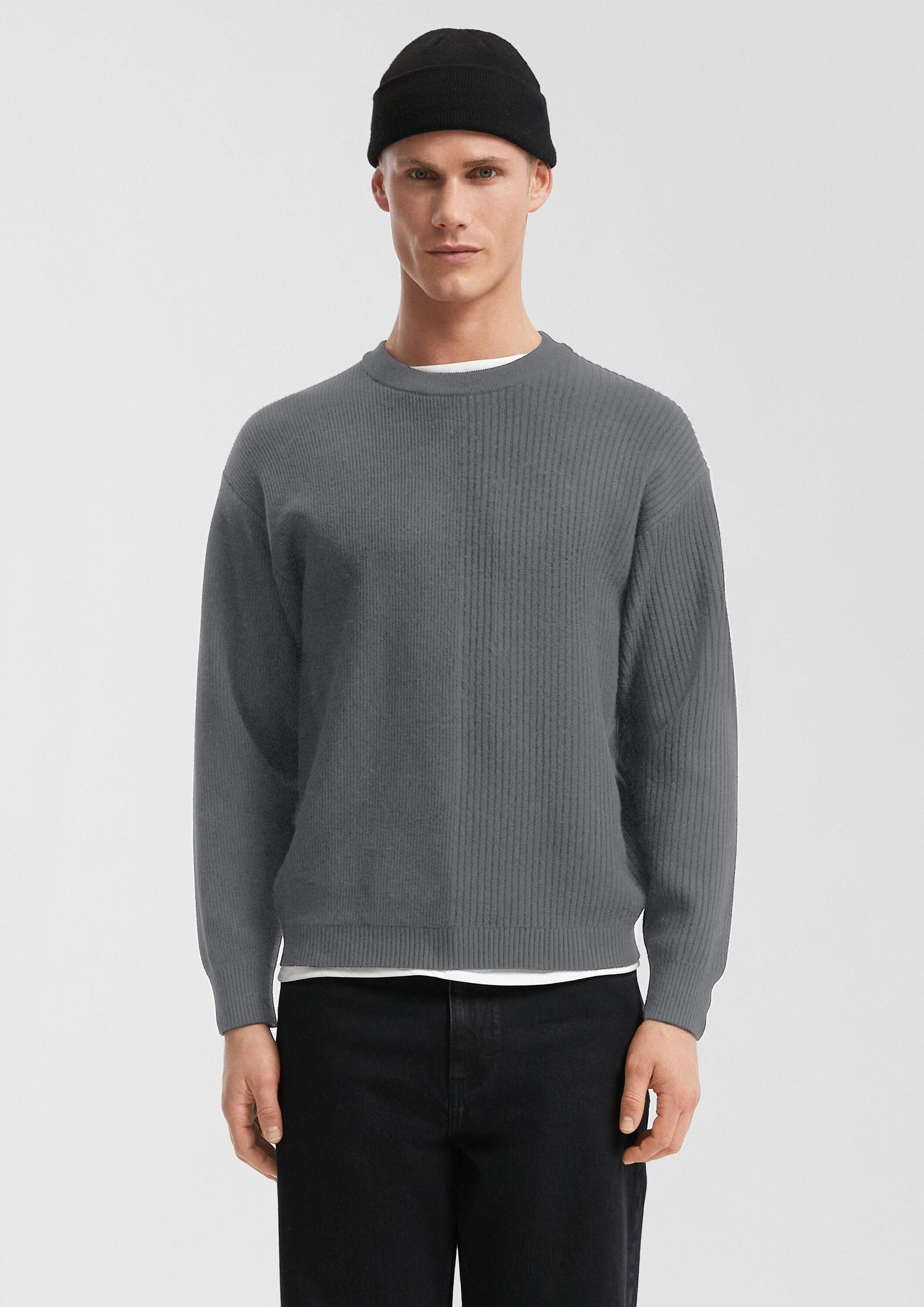 QS Longpullover Strickpullover Strickpullover mit Layering