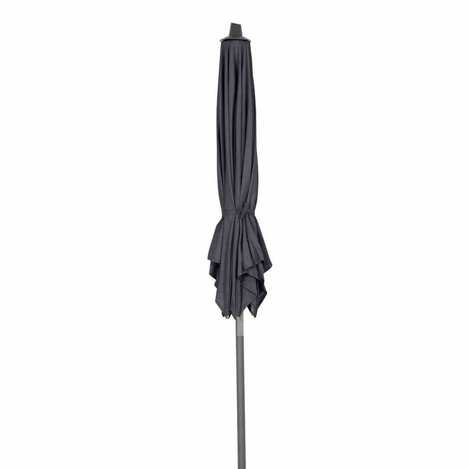 Siena Garden Sonnenschirm Avio Mittelstockschirm anthrazit/anthrazit Ø 250cm, Gestell Alu anthra