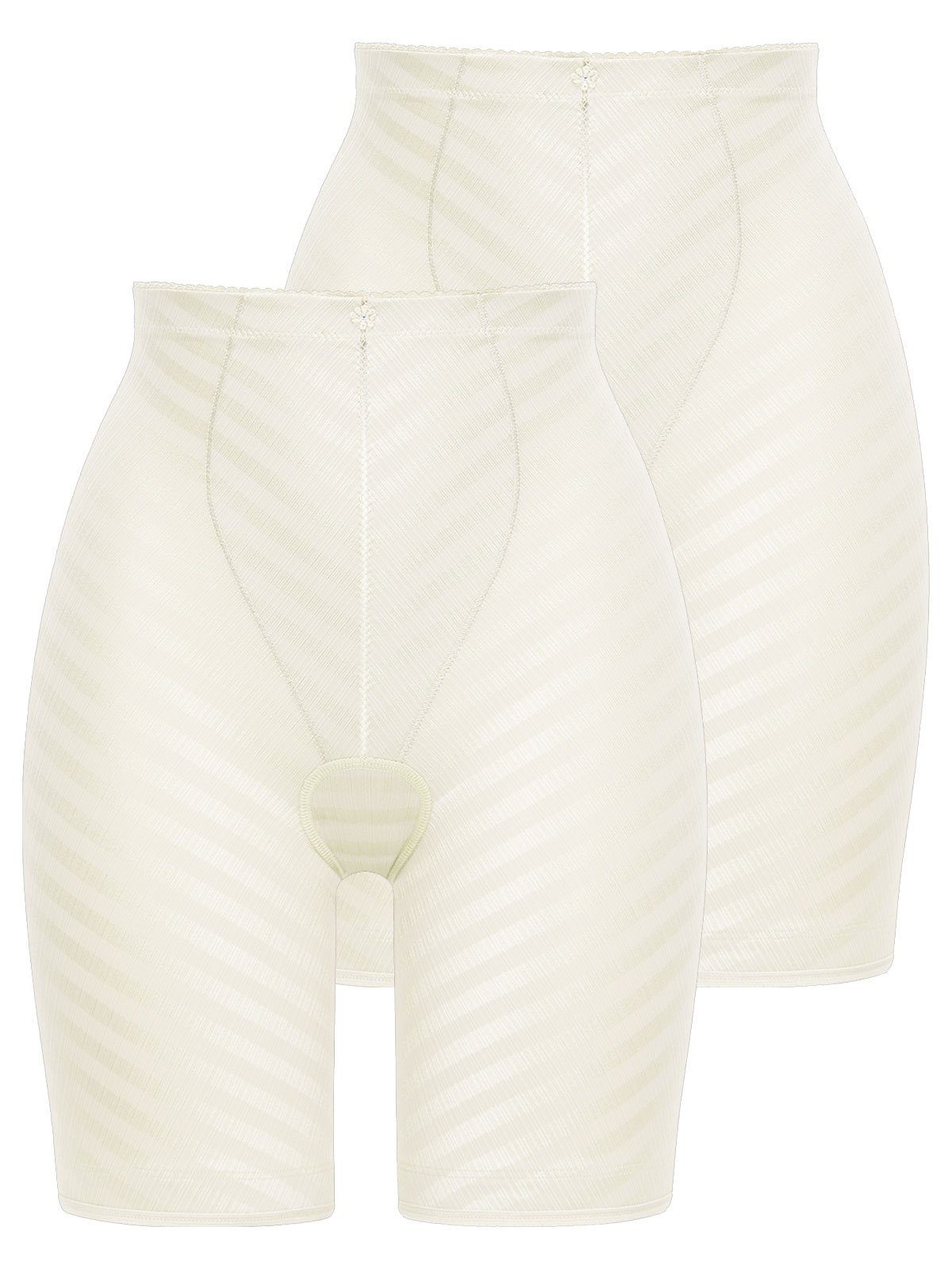 Felina Miederhose 2er Pack Langbein Miederhose Weftloc (Spar-Set, 2-St) verstärkte Bauchpartie