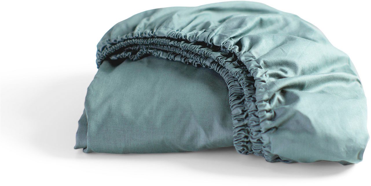 Cinderella Spannbettlaken Cinderella Weekend Baumwolle, für Matratzen bis 25 cm Höhe, Renforcé, Gummizug: rundum, (1 Stück), für Matratzen bis 25 cm Höhe