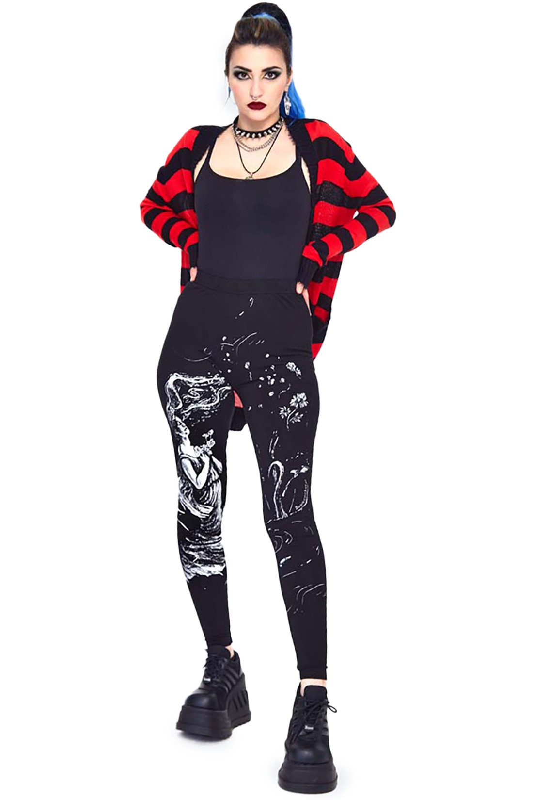 Jawbreaker Leggings Drowning Gothic Goth Punk Grufti Grunge Okkult