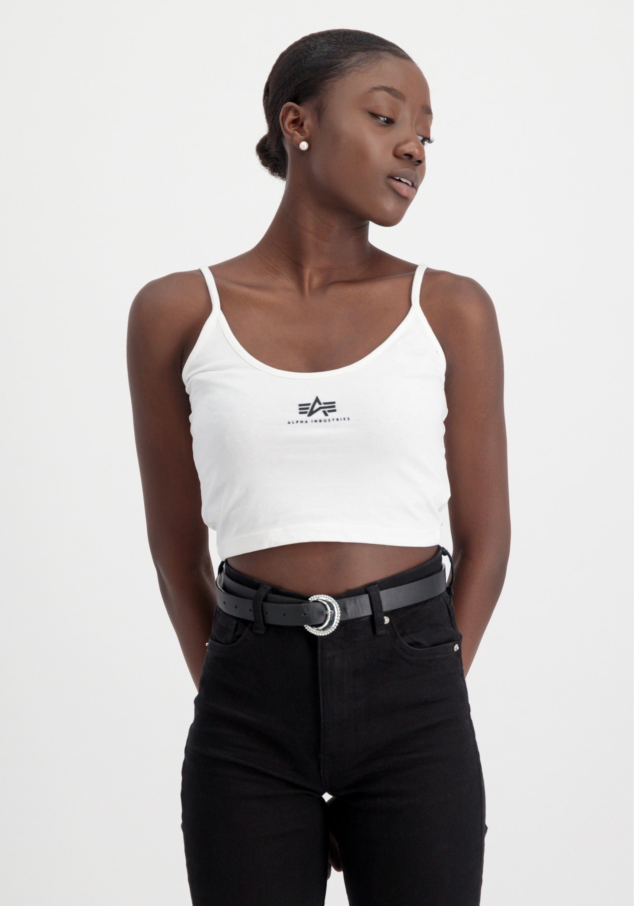 Alpha Industries Muscleshirt "Basic Crop-Top SL Women Crop-Top" günstig online kaufen