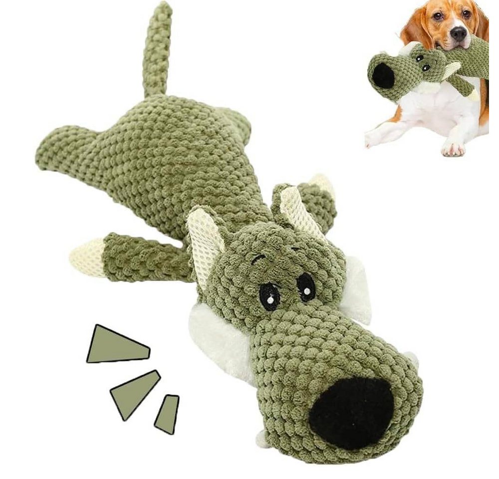 Blusmart Tierkuscheltier Hundekauspielzeug,Spaßige Quietschende Weiche Interaktive Spielzeug, Baumwollseil, Zahnpflege Stressabbau (1-tlg) Für kleine mittelgroße Hunde