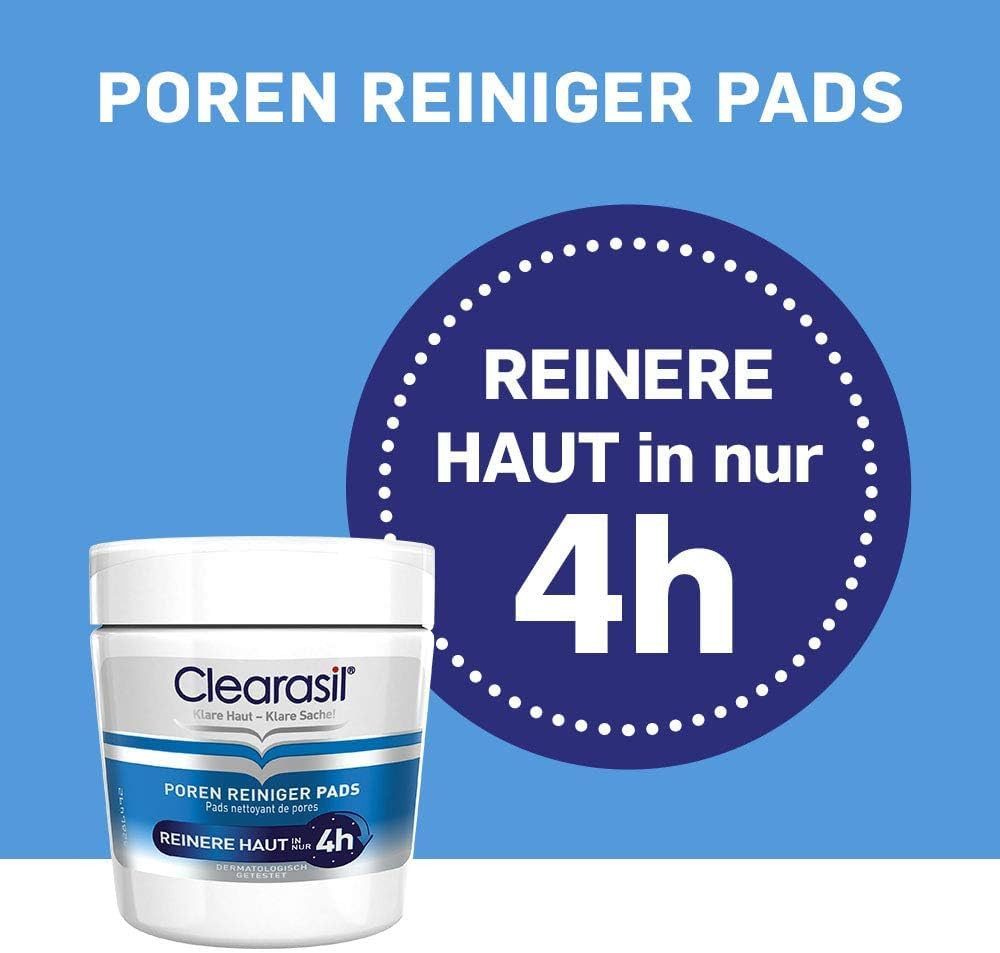 Clearasil Gesichtreinigungs-Set Clearasil Pads 65 Stück + Waschgel 200 ml + Gesichtswasser 200 ml, 3-tlg., Gesichtsreinigungs-Set
