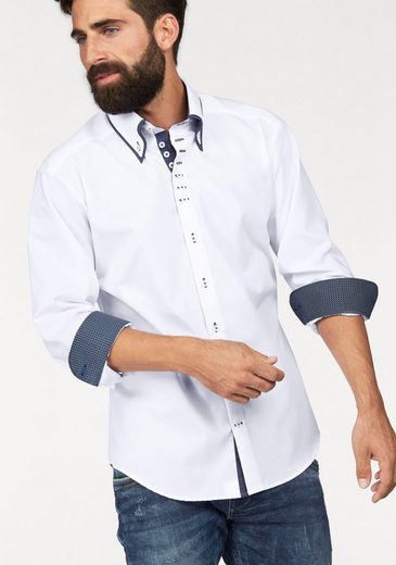 Bruno Banani Businesshemd »Modern-fit« mit doppelten ...