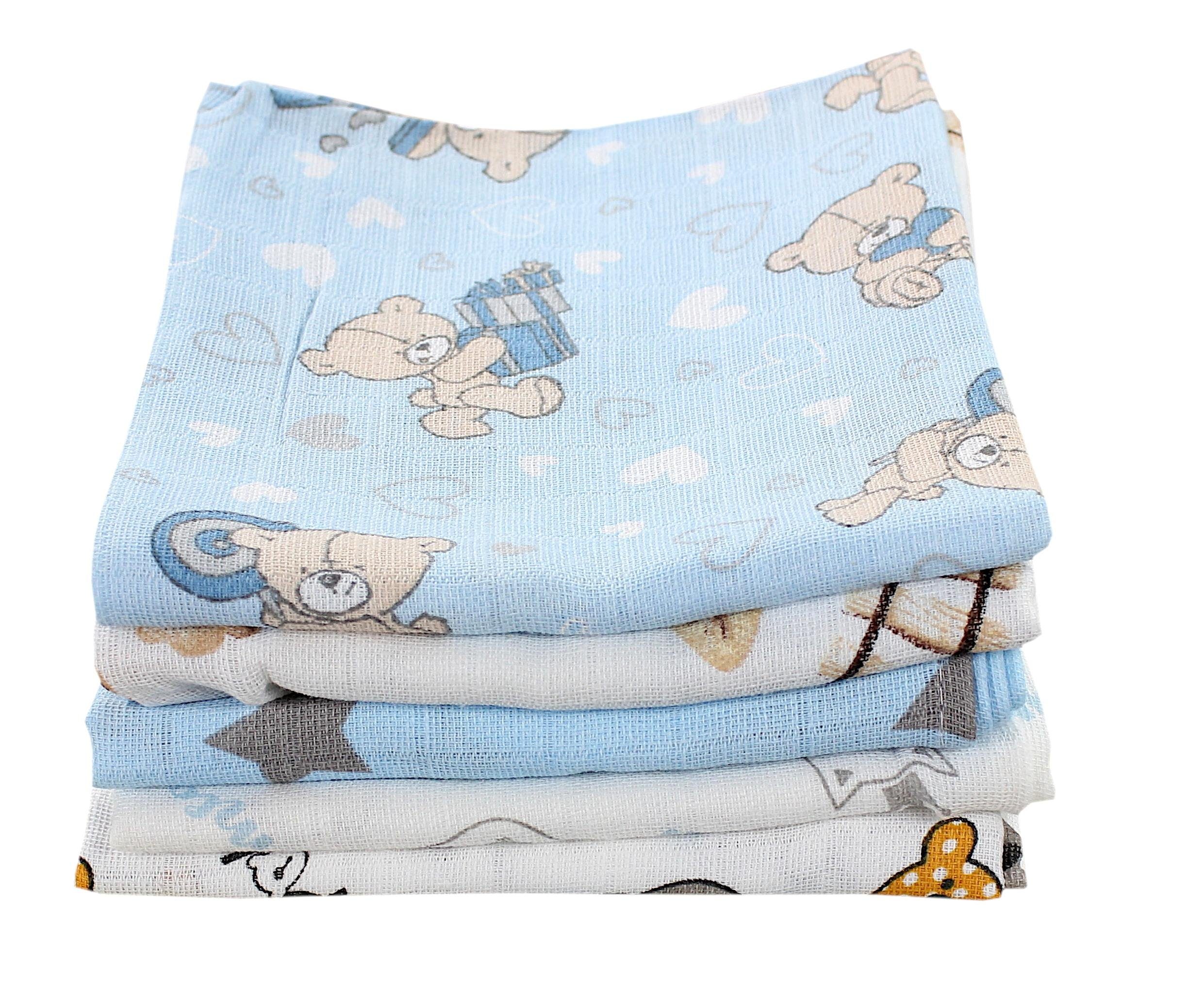 TupTam Stoffwindeln TupTam Baby Mullwindeln Spucktücher 70x80 5er / 10er Pack