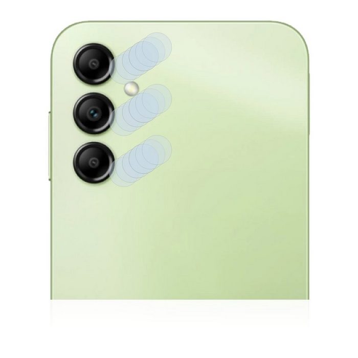 Savvies Schutzfolie für Samsung Galaxy A14 5G (NUR Kamera) Displayschutzfolie 6 Stück Folie klar