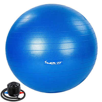 MOVIT Gymnastikball »Movit® Gymnastikball »Dynamic Ball« inkl. Pumpe«, 55 65 75 85 cm, 7 Farben, Maximalbelastbarkeit bis 500kg, berstsicher, Fitness-Ball, Sitzball, Yogaball, Pilates-Ball, Balance