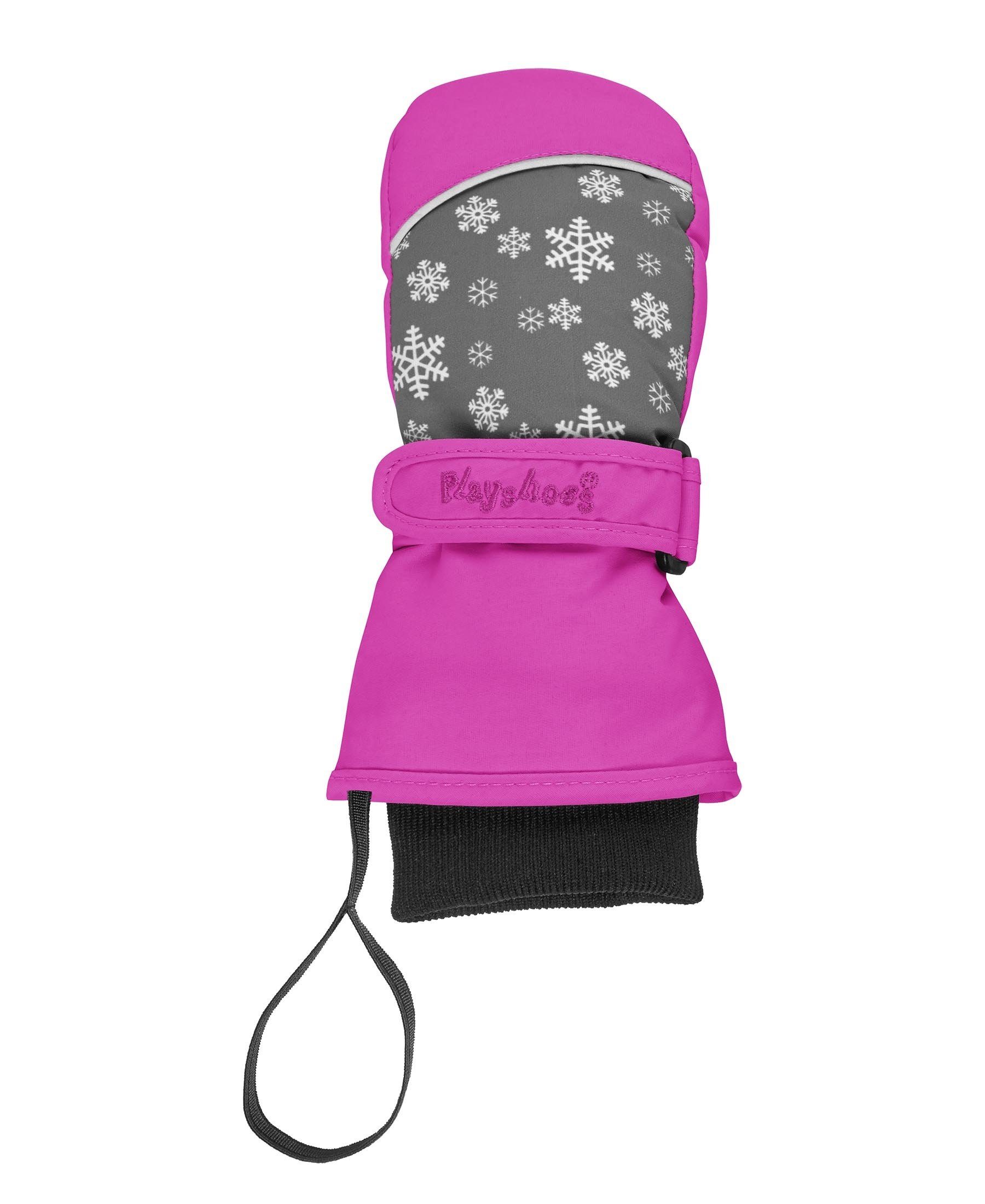 Playshoes Skihandschuhe Playshoes Fäustling Schneeflocken