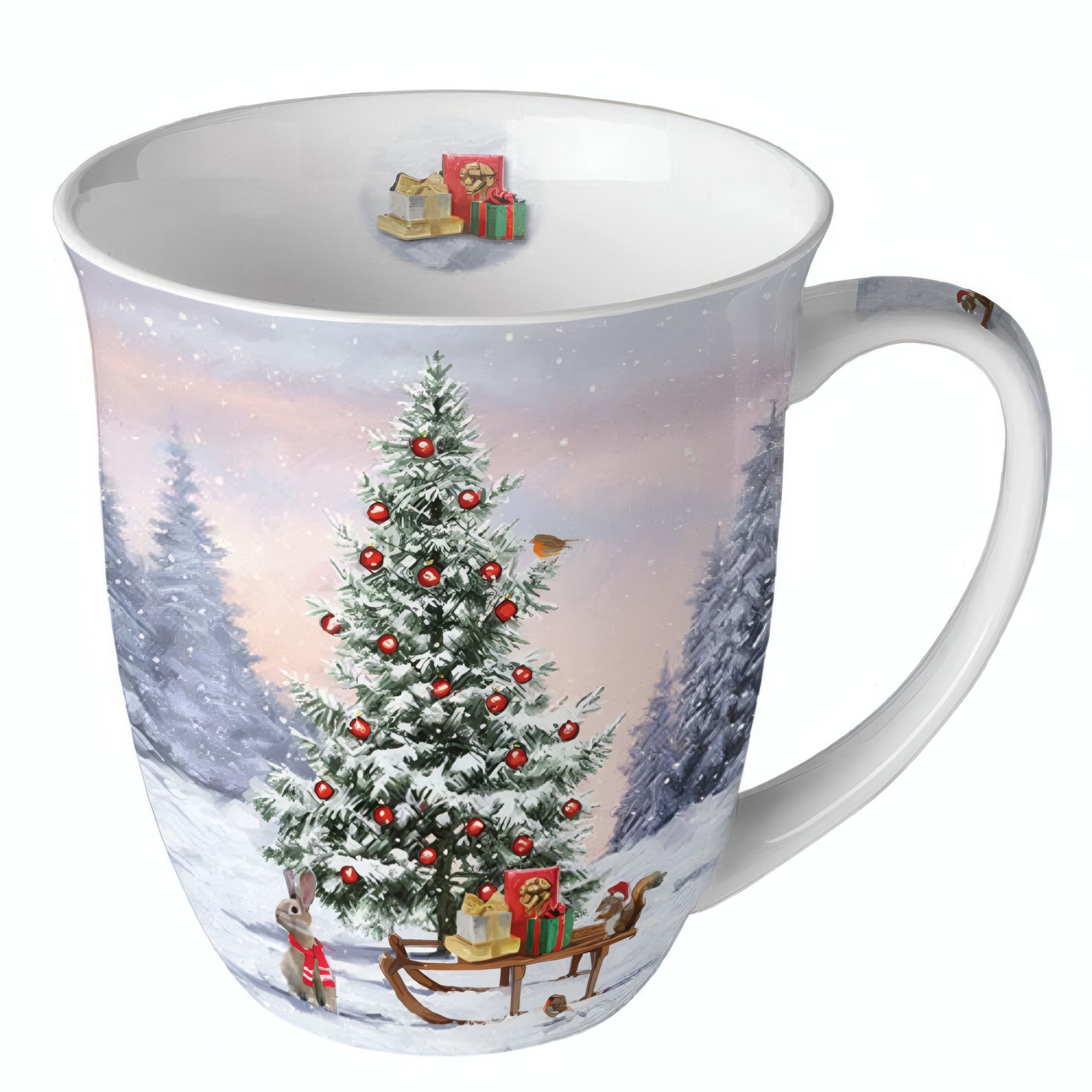 Ambiente® Tasse Tasse Winter animals, Porzellan