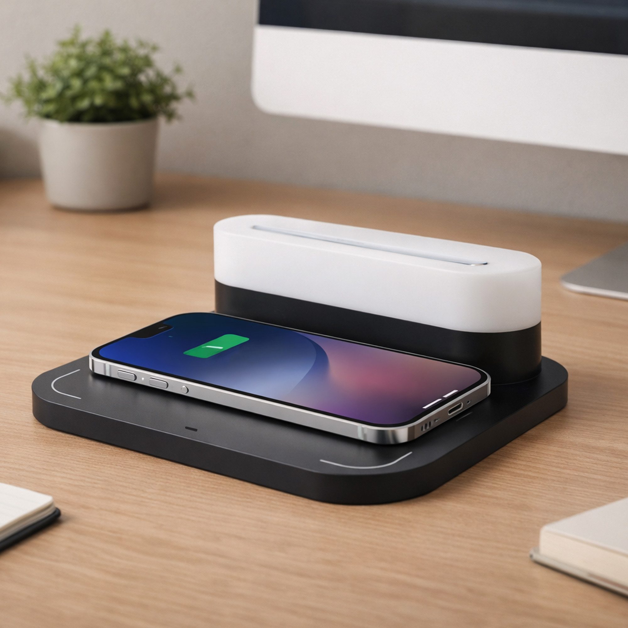 Miraval Kabelloses Ladegerät mit LED Licht Wireless Charger