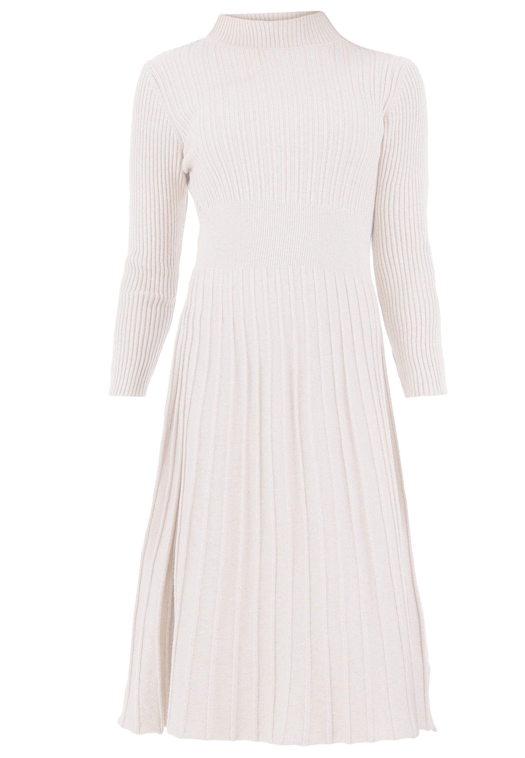 Midikleid tailliert mit ausgestelltem Rock – elegant und bequem