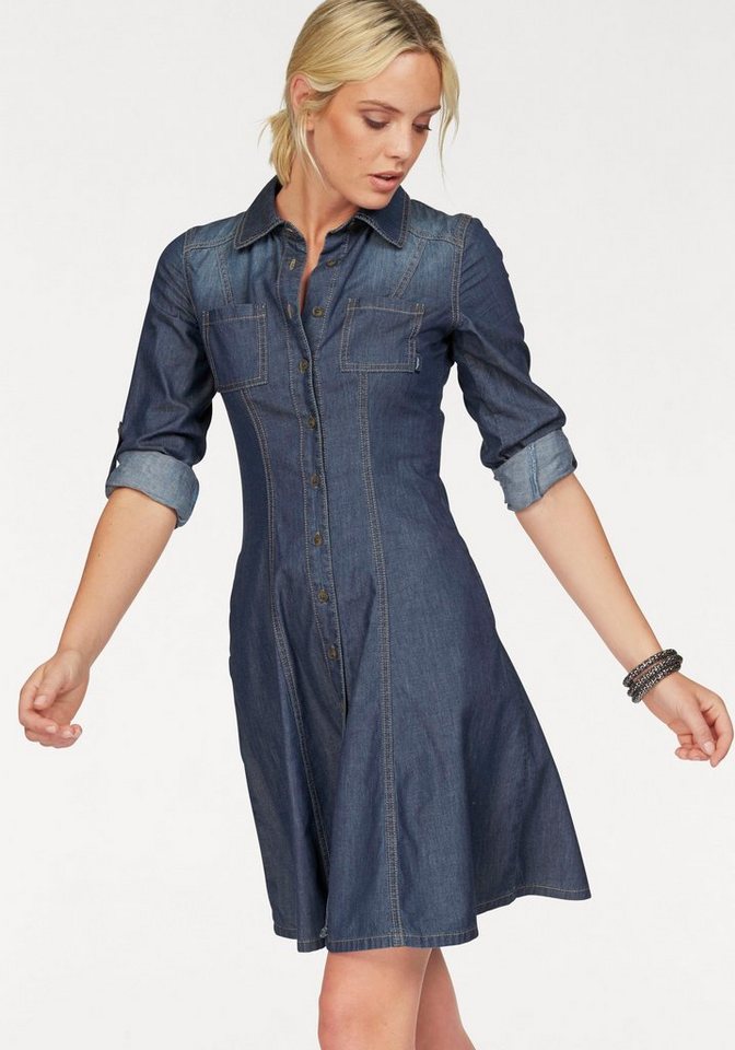 Arizona Jeanskleid aus Reiner Baumwolle kaufen OTTO