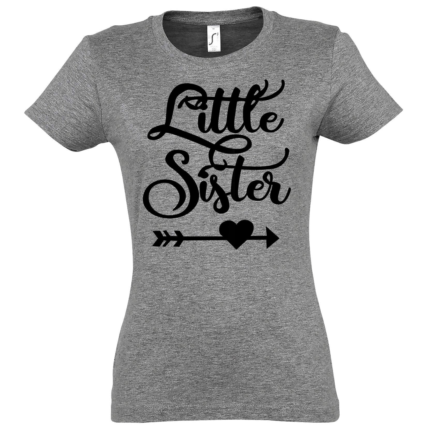 Couples Shop T-Shirt Big Sister & Little Sister T-Shirt mit lustigem Spruch Print