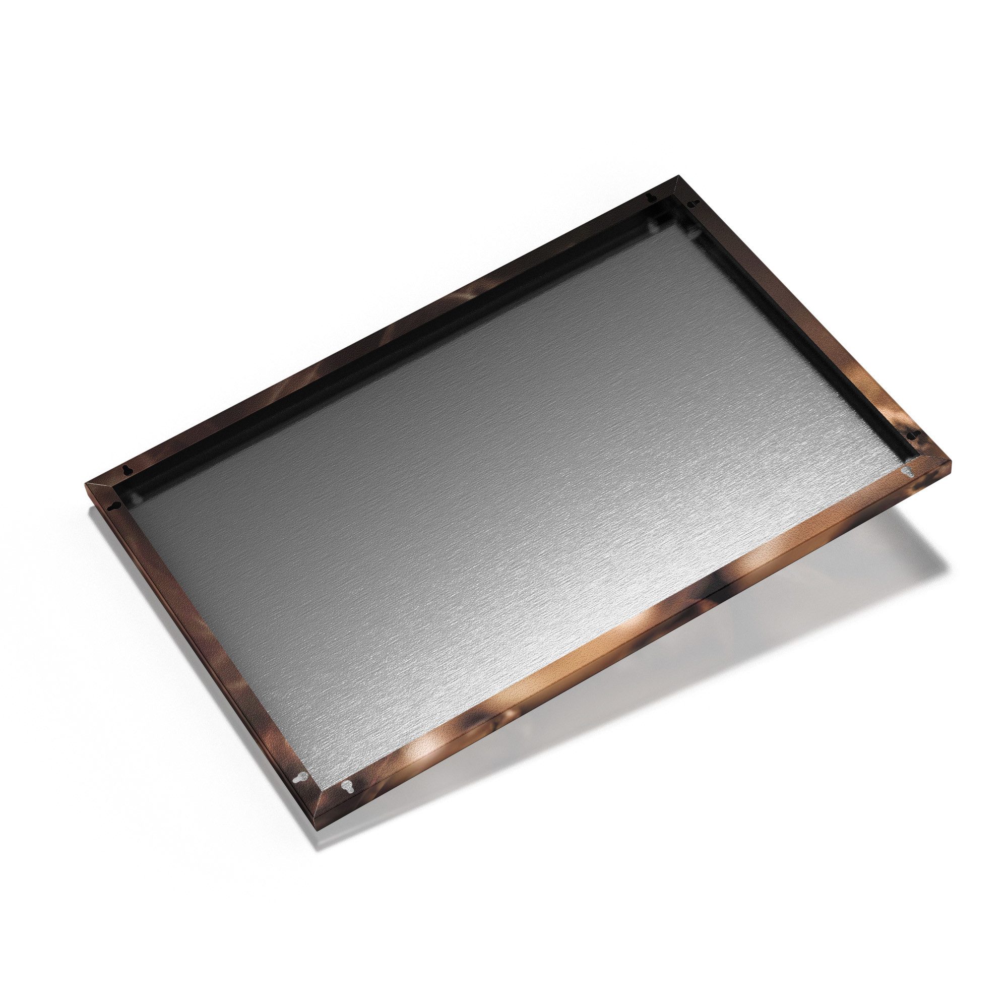 DEQORI Magnettafel 'Duftende Kaffeebohnen', Metall Whiteboard für alle Magnete, Magnetboard magnetisch
