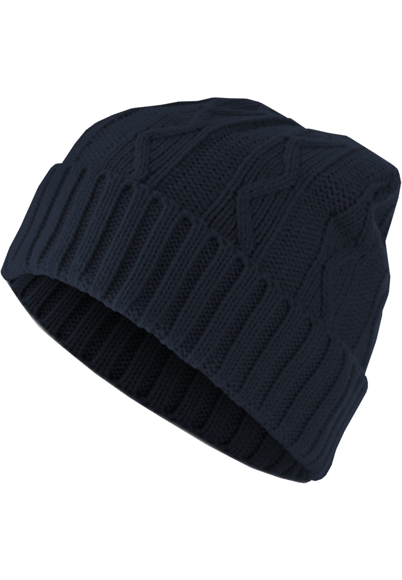 navy Beanie Beanie MSTRDS Flap Cable (1-St) Accessoires