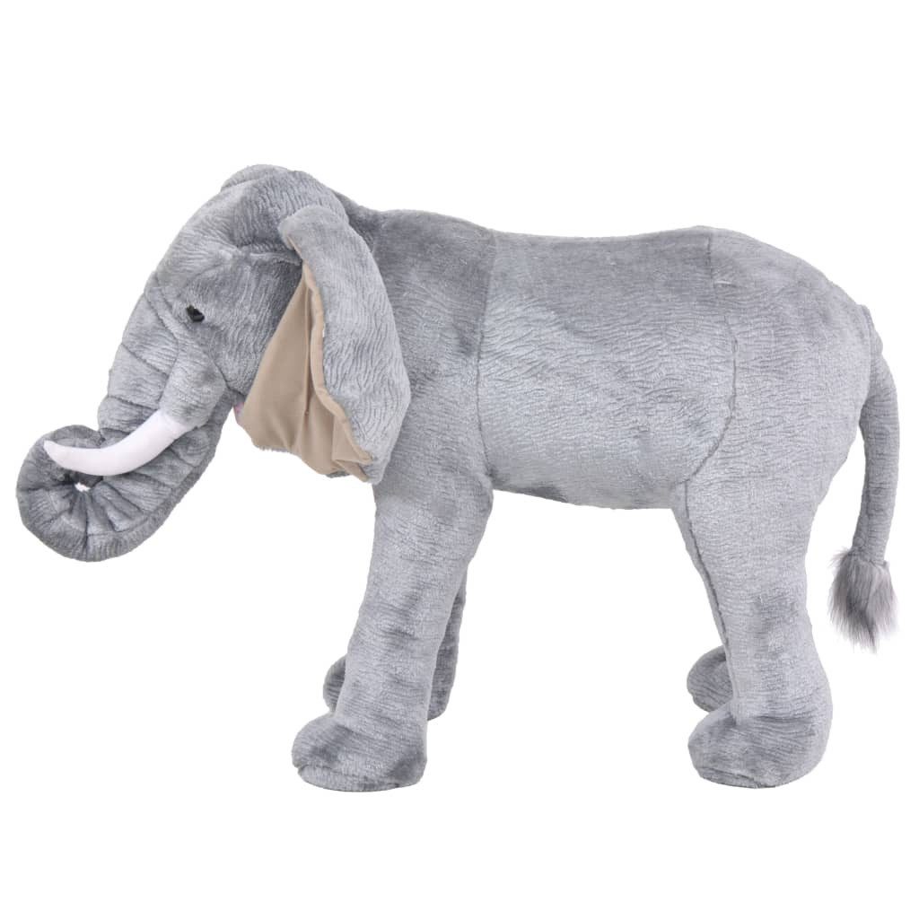 vidaXL Kuscheltier Plüschtier Elefant Stehend Plüsch günstig online kaufen