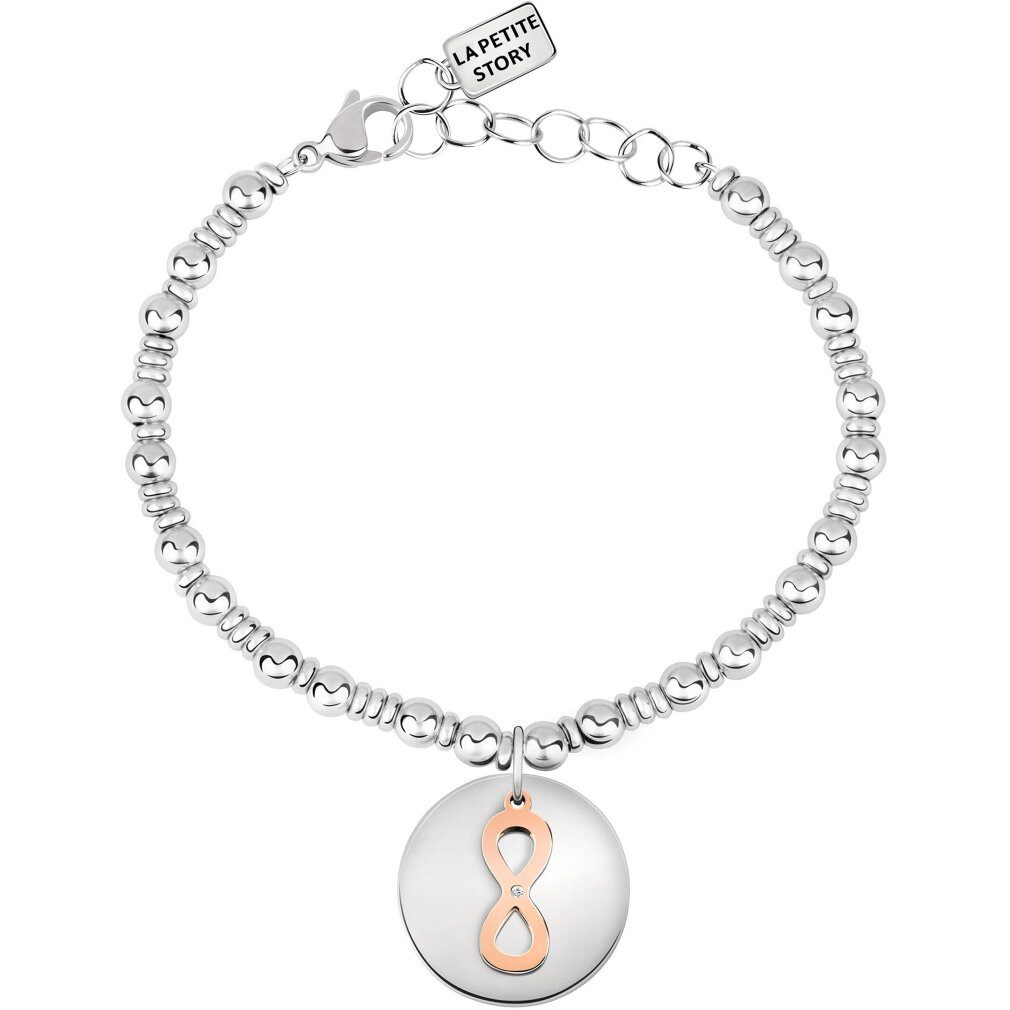 La Petite Story Armband Bicolor Bracelet with Infinity LPS05APY08