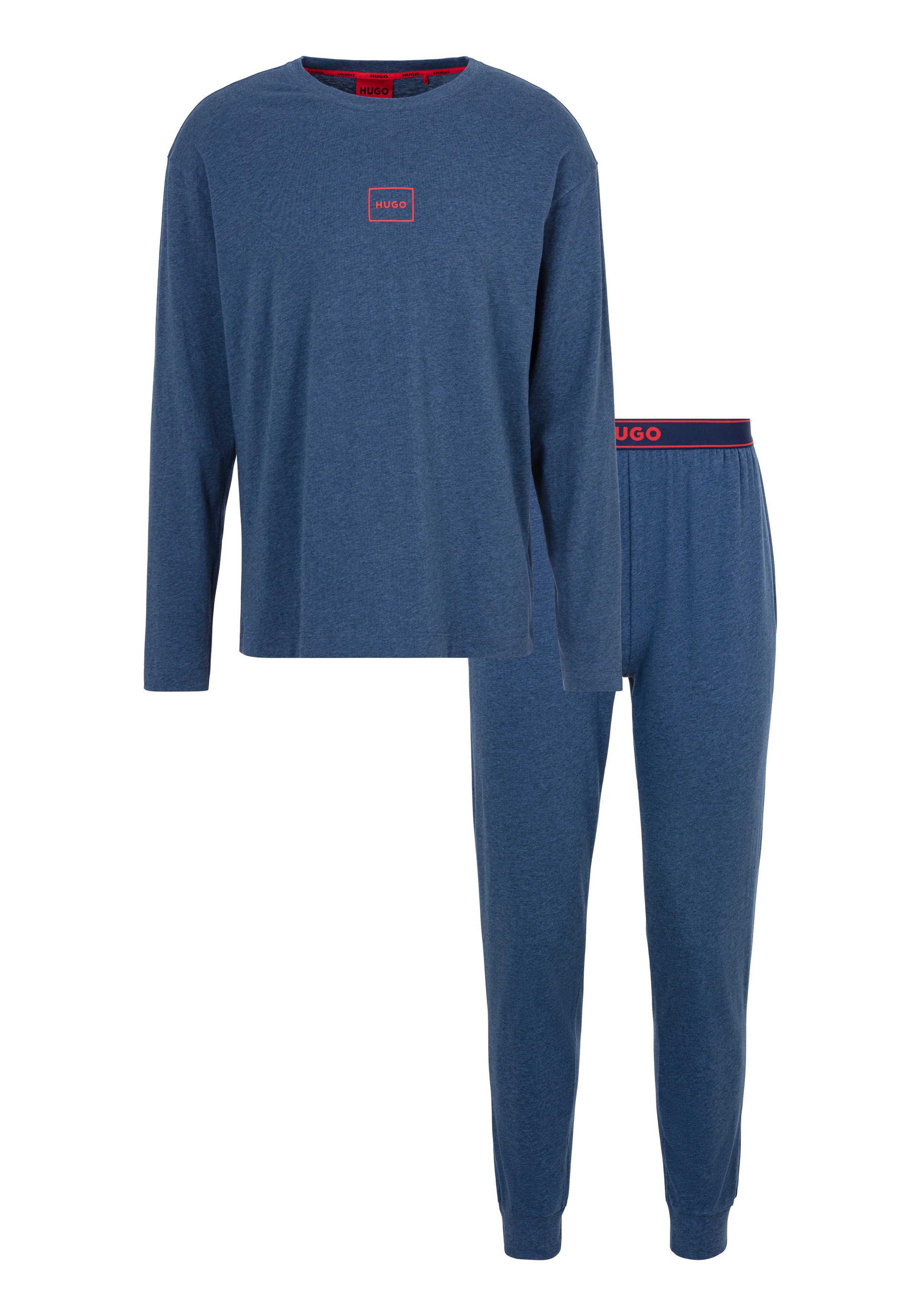 HUGO Sweatshirt Laze Long Set (2-tlg) mit Logobund